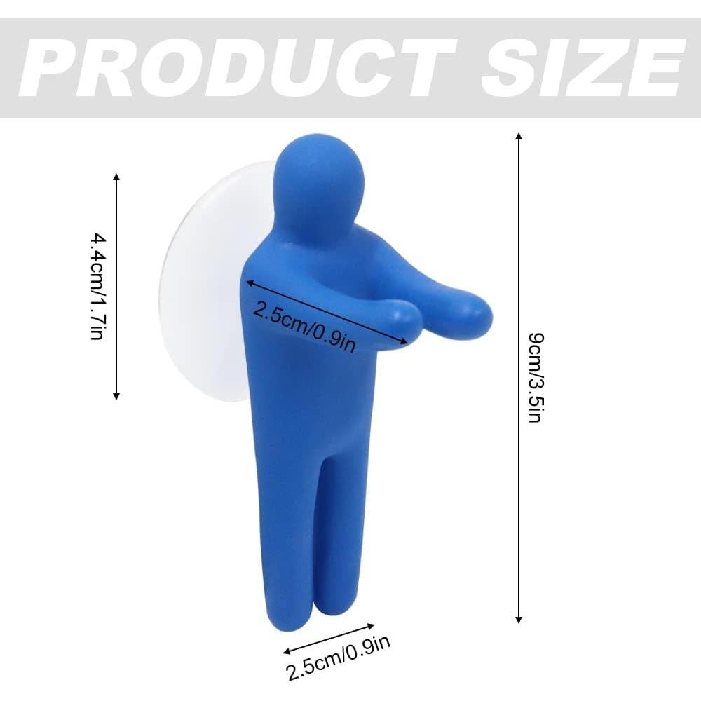 Soporte para Cepillos de Dientes Chihutown 6 Piezas Ventosa Multicolor