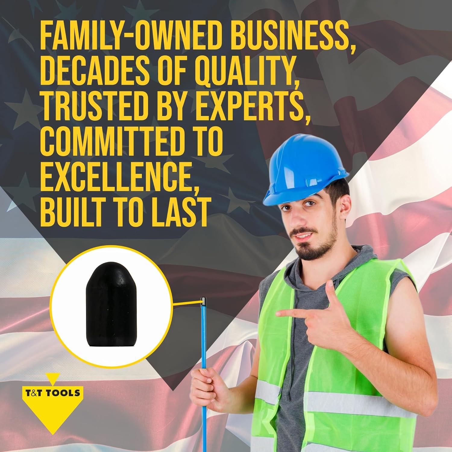 Consejos de Reemplazo T&T Tools para Varillas de 9.5mm - Paquete de 3