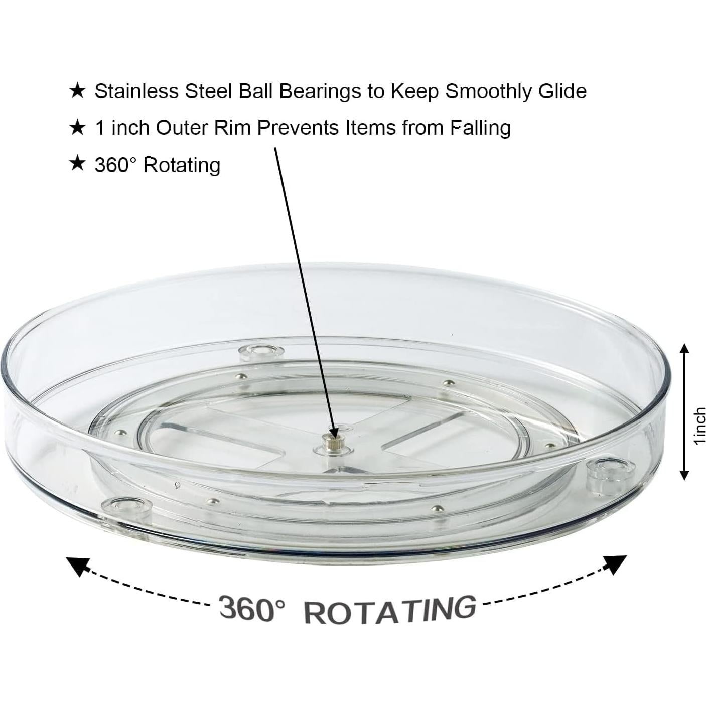 Contenedor Giratorio Amolliar 23 cm Libre de BPA para Alimentos