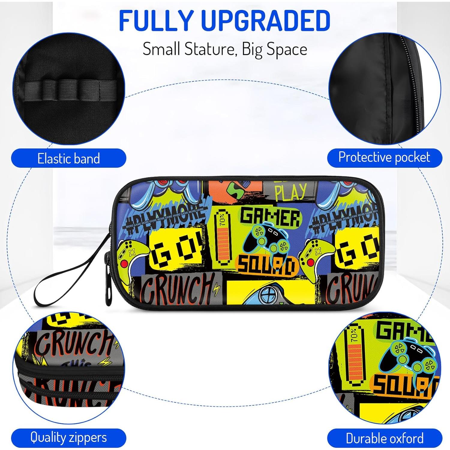 Estuche Grande para Niños Fitvc YTXBS-017 Diseño Gamer