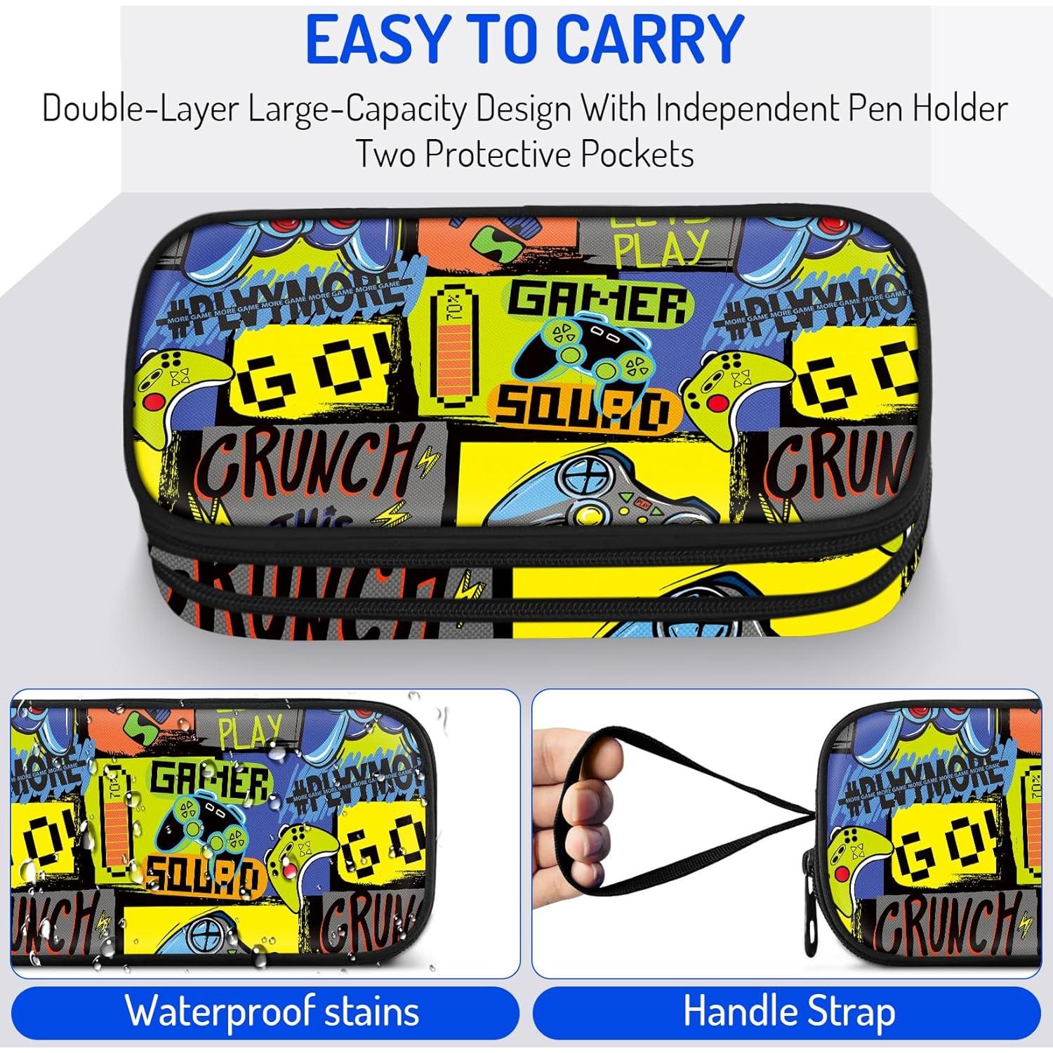 Estuche Grande para Niños Fitvc YTXBS-017 Diseño Gamer