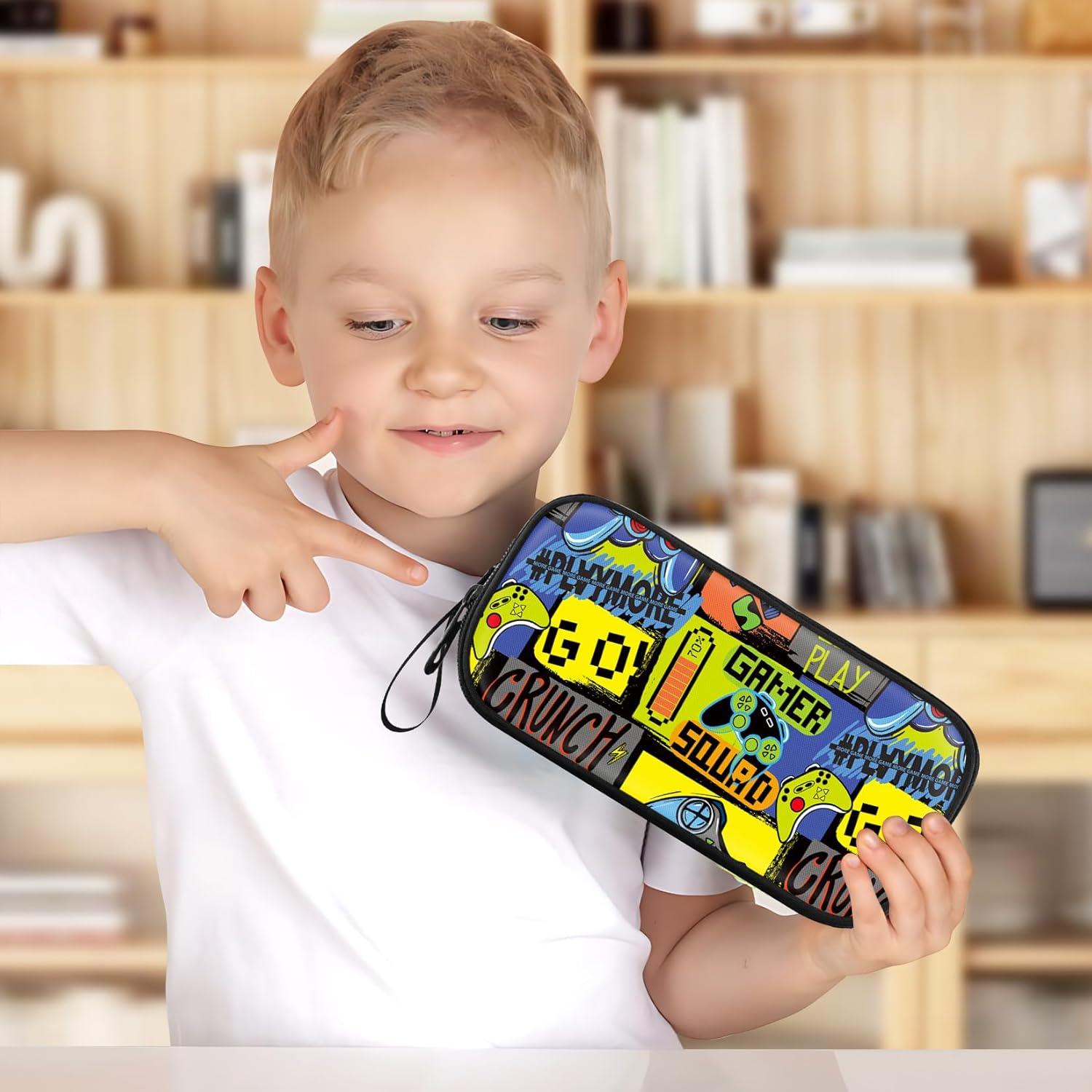 Estuche Grande para Niños Fitvc YTXBS-017 Diseño Gamer