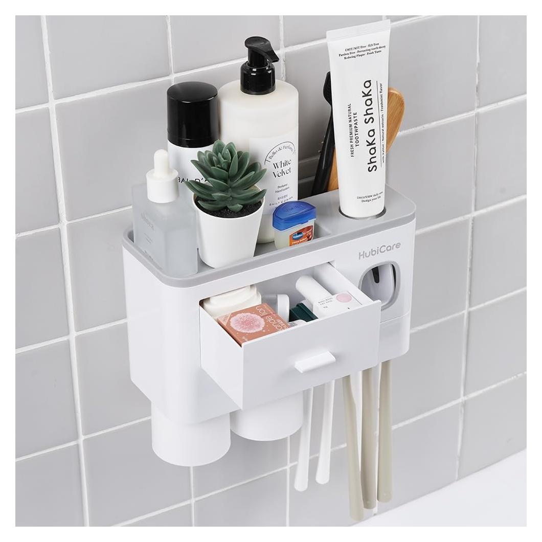 Soporte para Cepillos de Dientes HuBDIC con Dispensador Automático