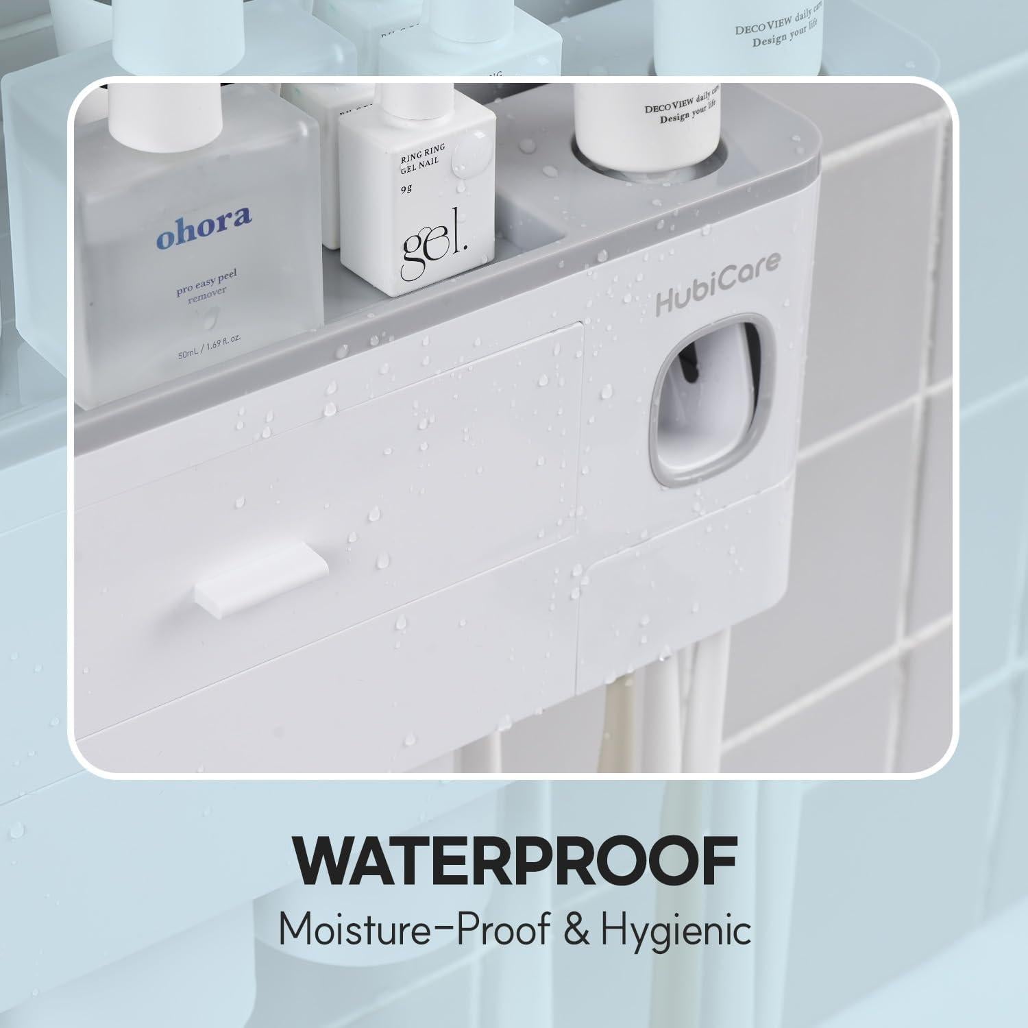 Soporte para Cepillos de Dientes HuBDIC con Dispensador Automático