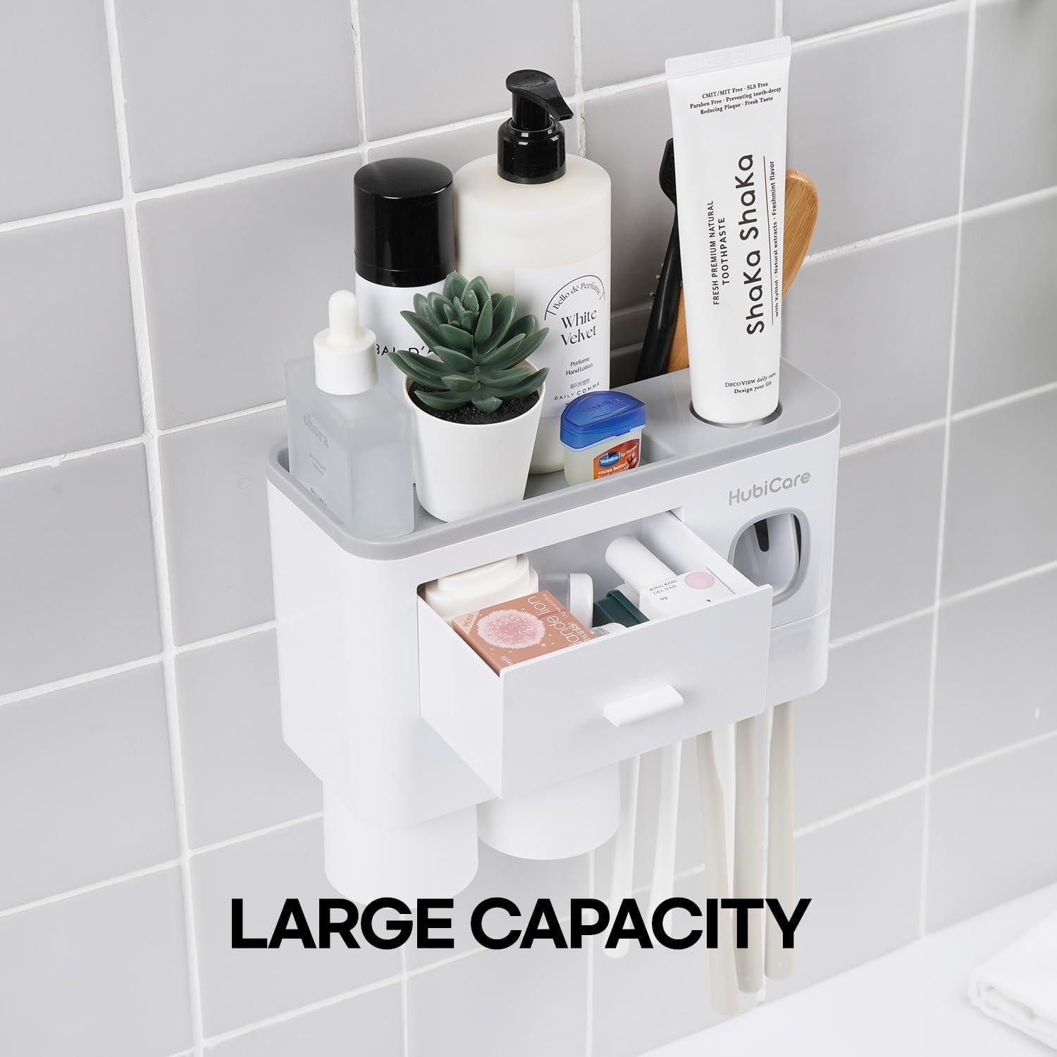 Soporte para Cepillos de Dientes HuBDIC con Dispensador Automático