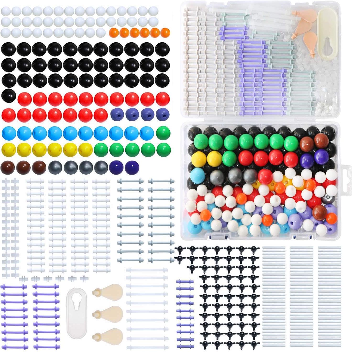 Kit de Modelo Molecular Linktor 444 Piezas Química 3D