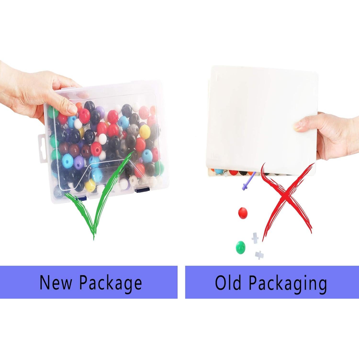 Kit de Modelo Molecular Linktor 444 Piezas Química 3D