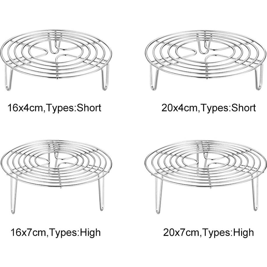 Rejilla de Vapor Redonda EKDJKK 16x4cm Acero Inoxidable