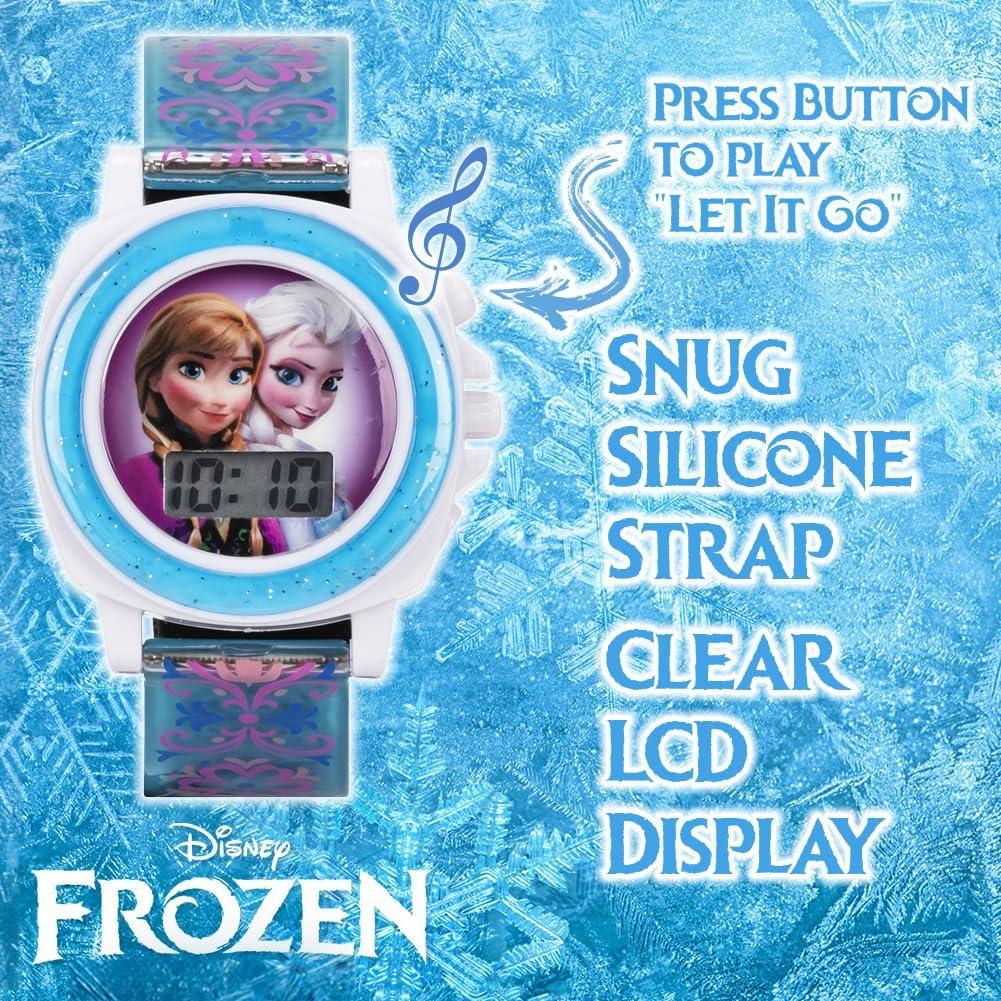 Reloj Digital Disney Frozen Anna y Elsa con Sonido