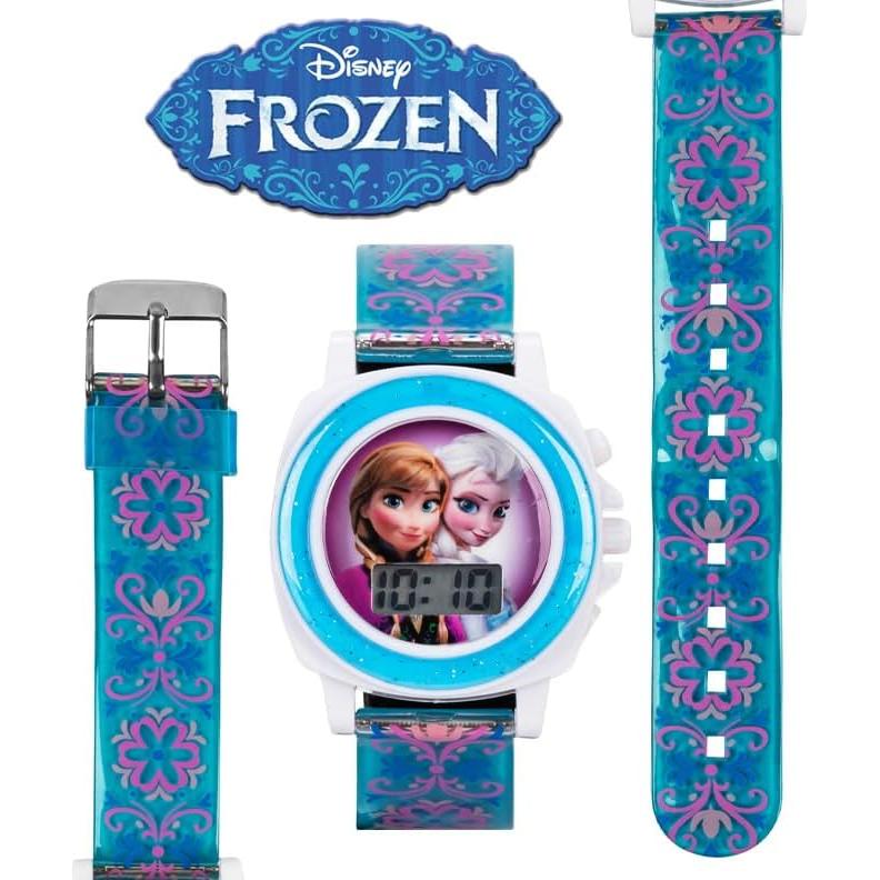 Reloj Digital Disney Frozen Anna y Elsa con Sonido