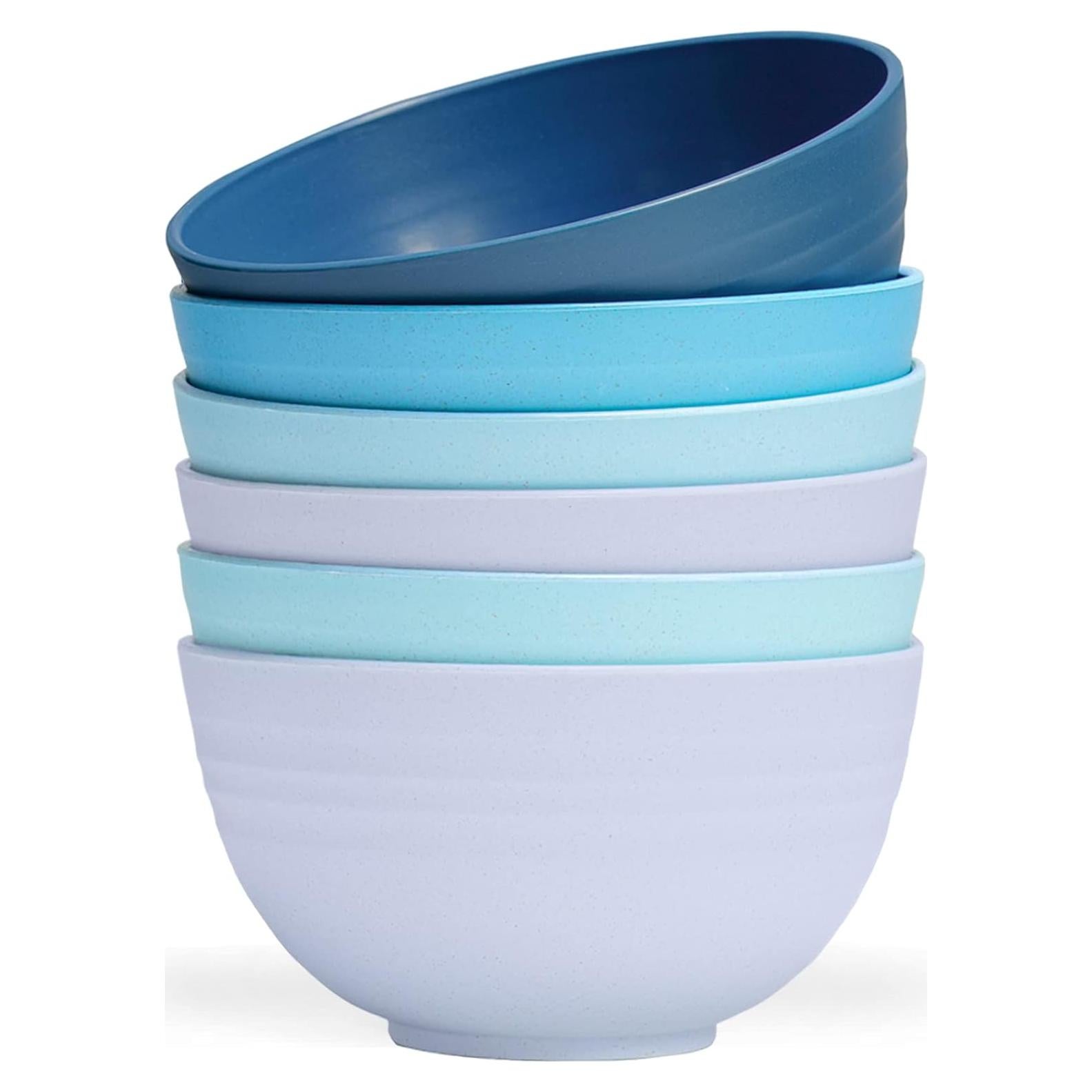 Juego de 6 Tazones Irrompibles Gencywe 24 OZ Ecológicos