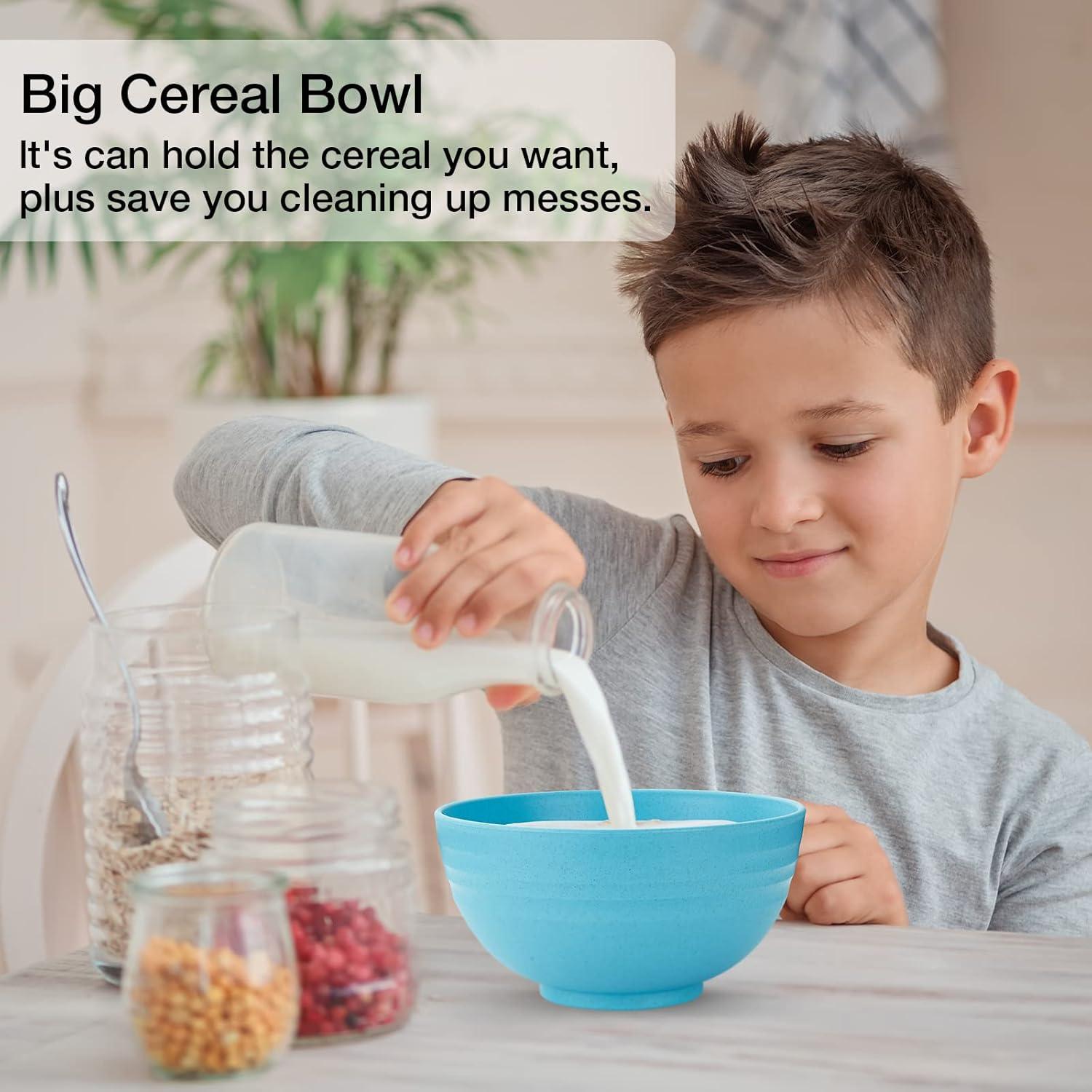 Juego de 6 Tazones Irrompibles Gencywe 24 OZ Ecológicos