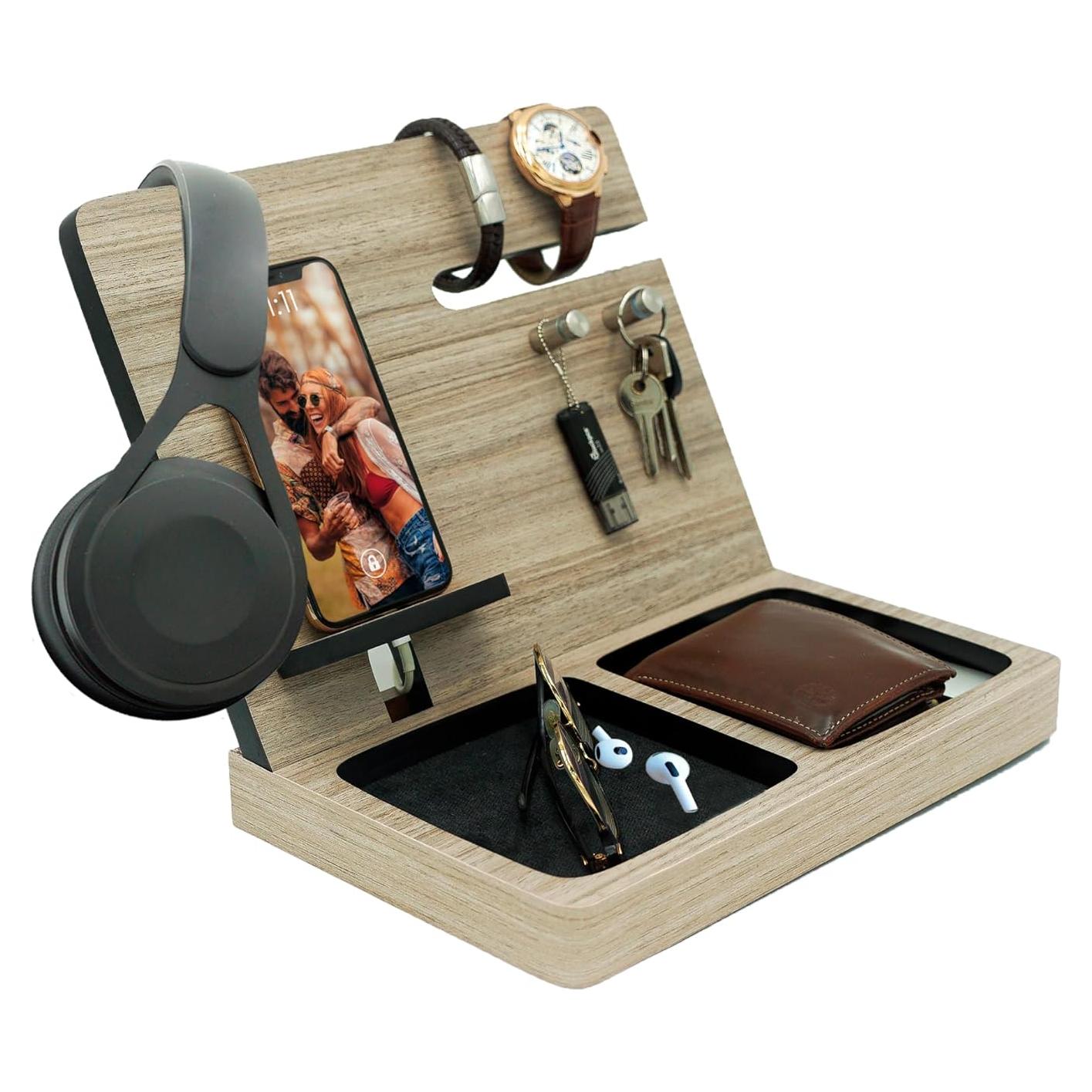 Organizador de Escritorio Namore ORG01 - Soporte para Teléfono y Carga