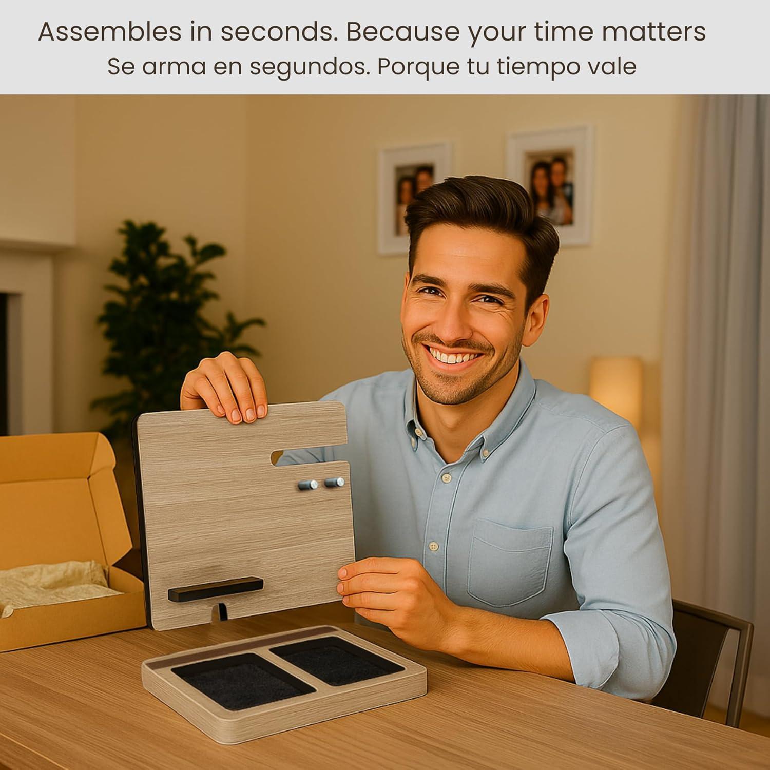 Organizador de Escritorio Namore ORG01 - Soporte para Teléfono y Carga