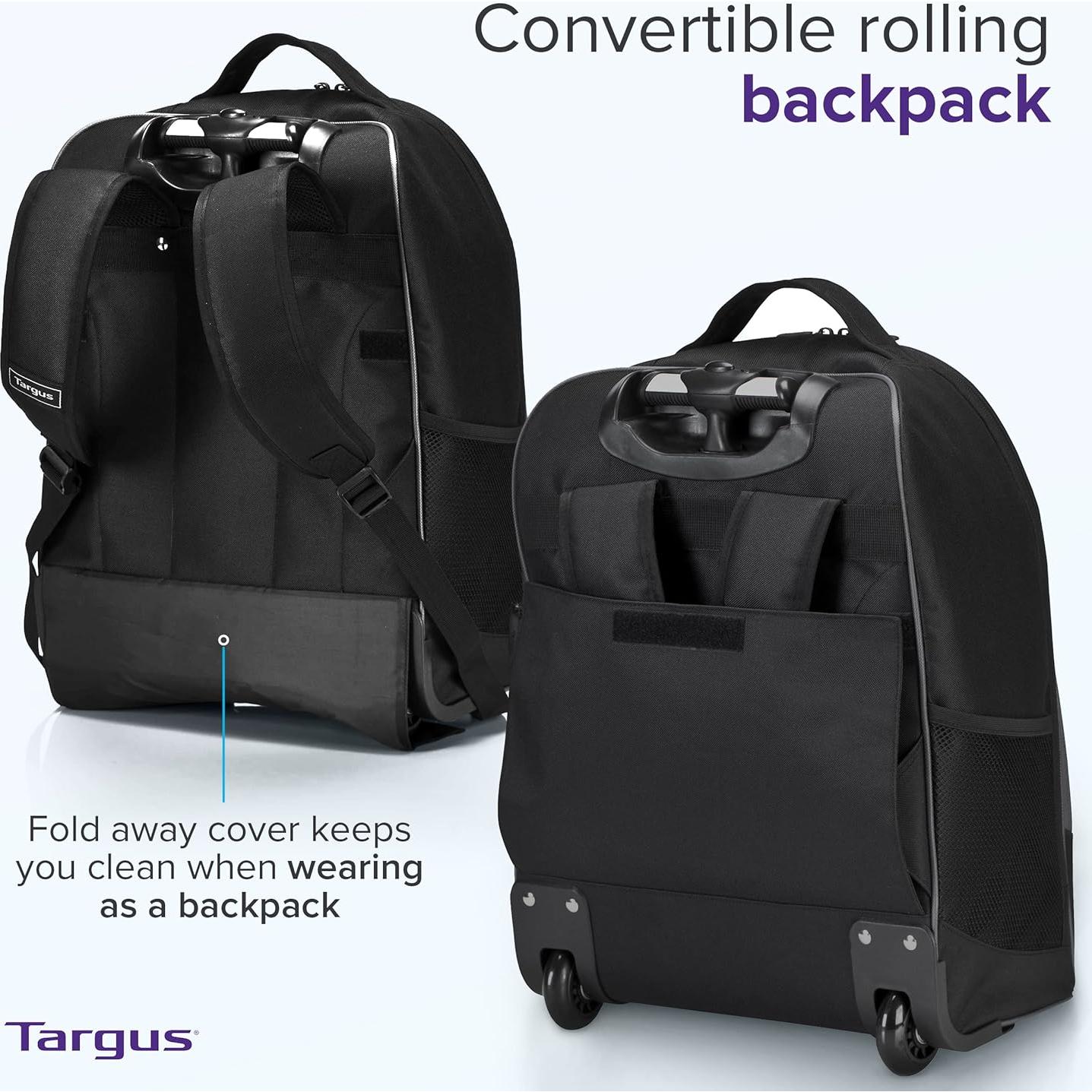 Mochila Rodante Targus 16" Negra con Funda para Laptop