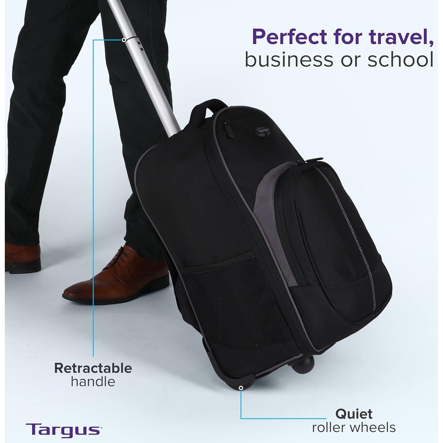 Mochila Rodante Targus 16" Negra con Funda para Laptop