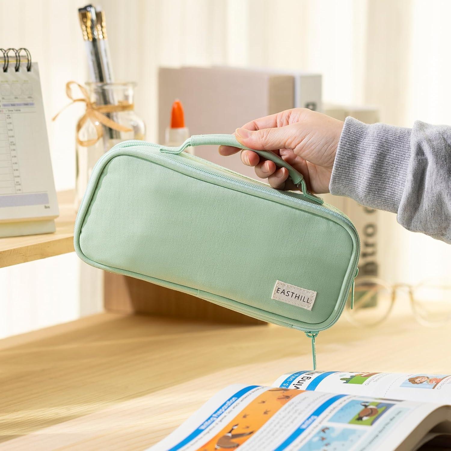 Estuche de Lápices EASTHILL Verde 22.5x9.5x7 cm Organizador