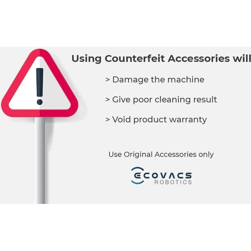 ECOVACS DEEBOT Washable Roller Mop for DEEBOT X9 PRO OMNO/X8 PRO OMNI/T80 OMNI Robot Vacuum and Mop