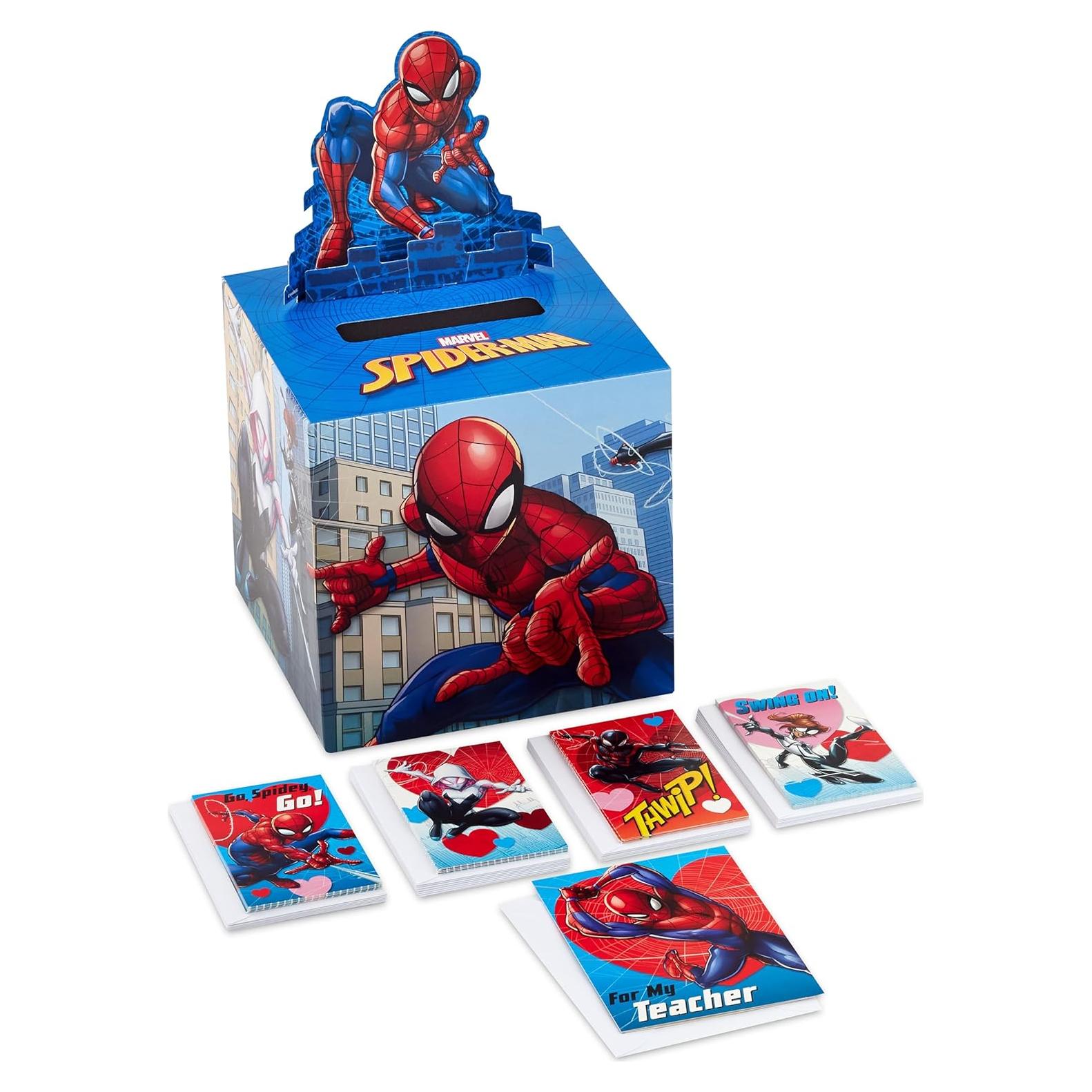 Tarjetas de San Valentín Hallmark Spider-Man 32 Tarjetas