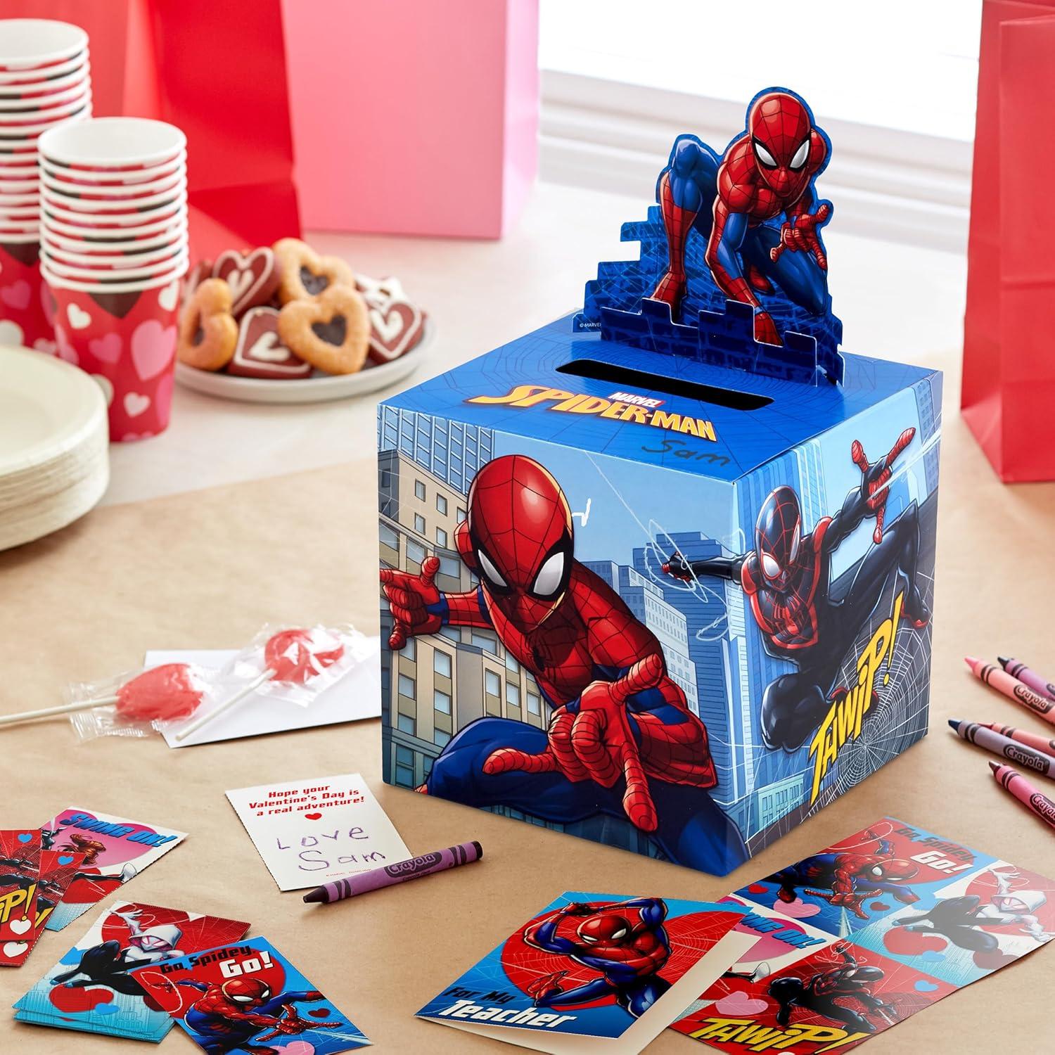 Tarjetas de San Valentín Hallmark Spider-Man 32 Tarjetas