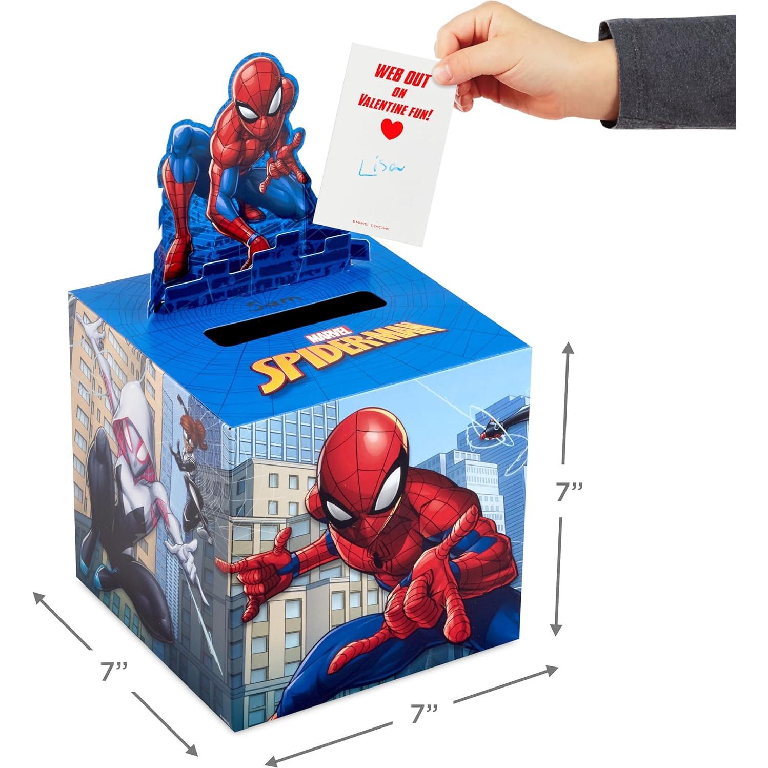 Tarjetas de San Valentín Hallmark Spider-Man 32 Tarjetas