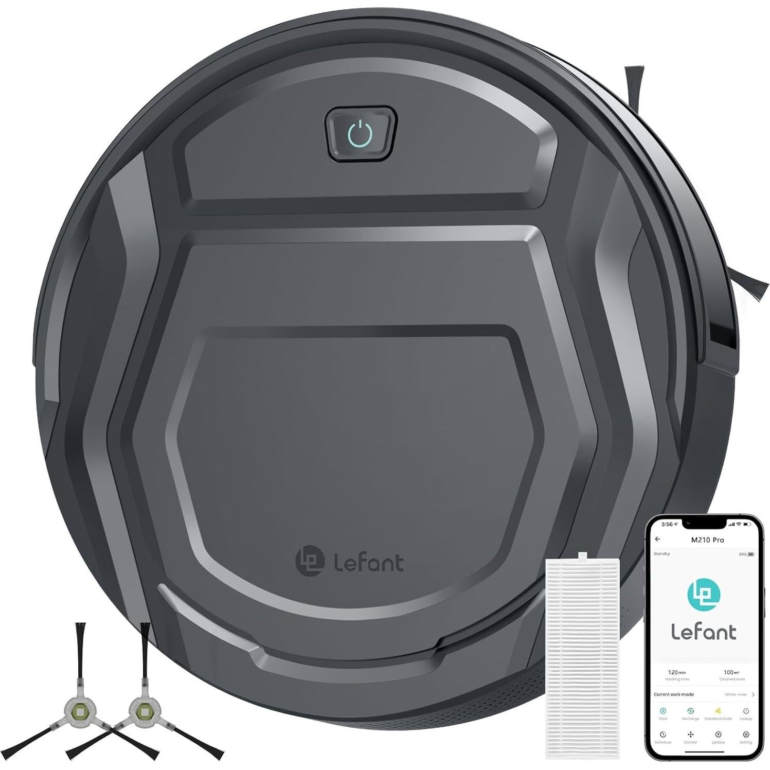 Lefant M210P Robot Vacuum with Remote Control