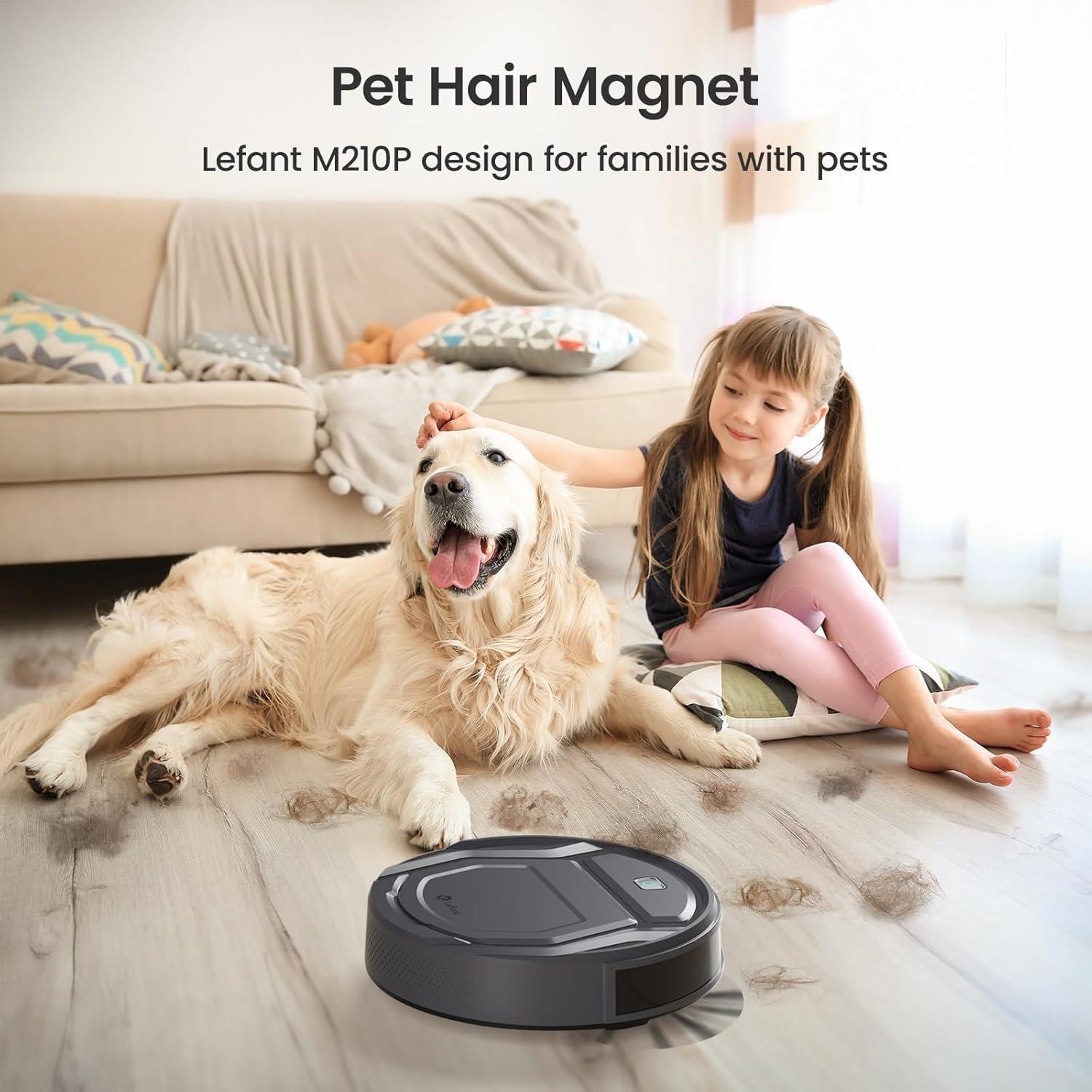 Lefant M210P Robot Vacuum with Remote Control
