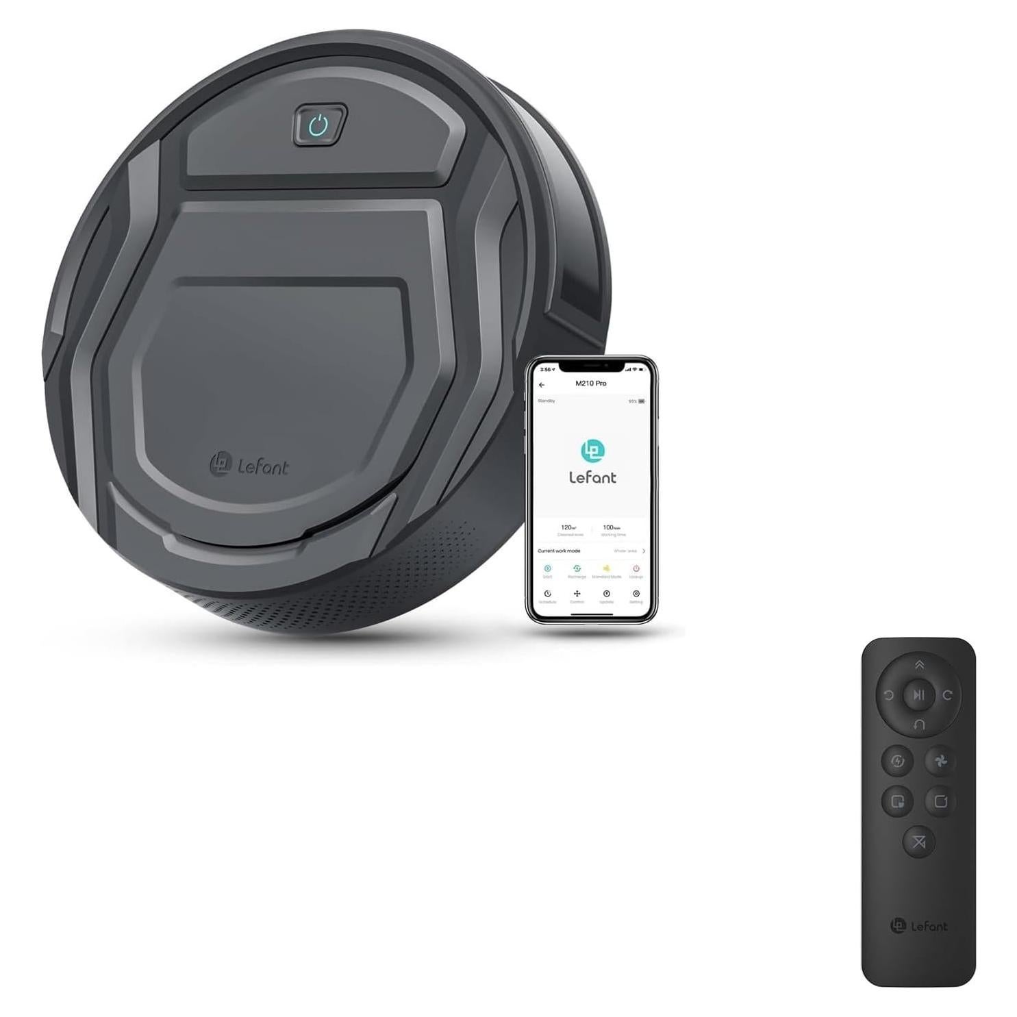 Lefant M210Pro Robot Vacuum Cleaner with Remote Control