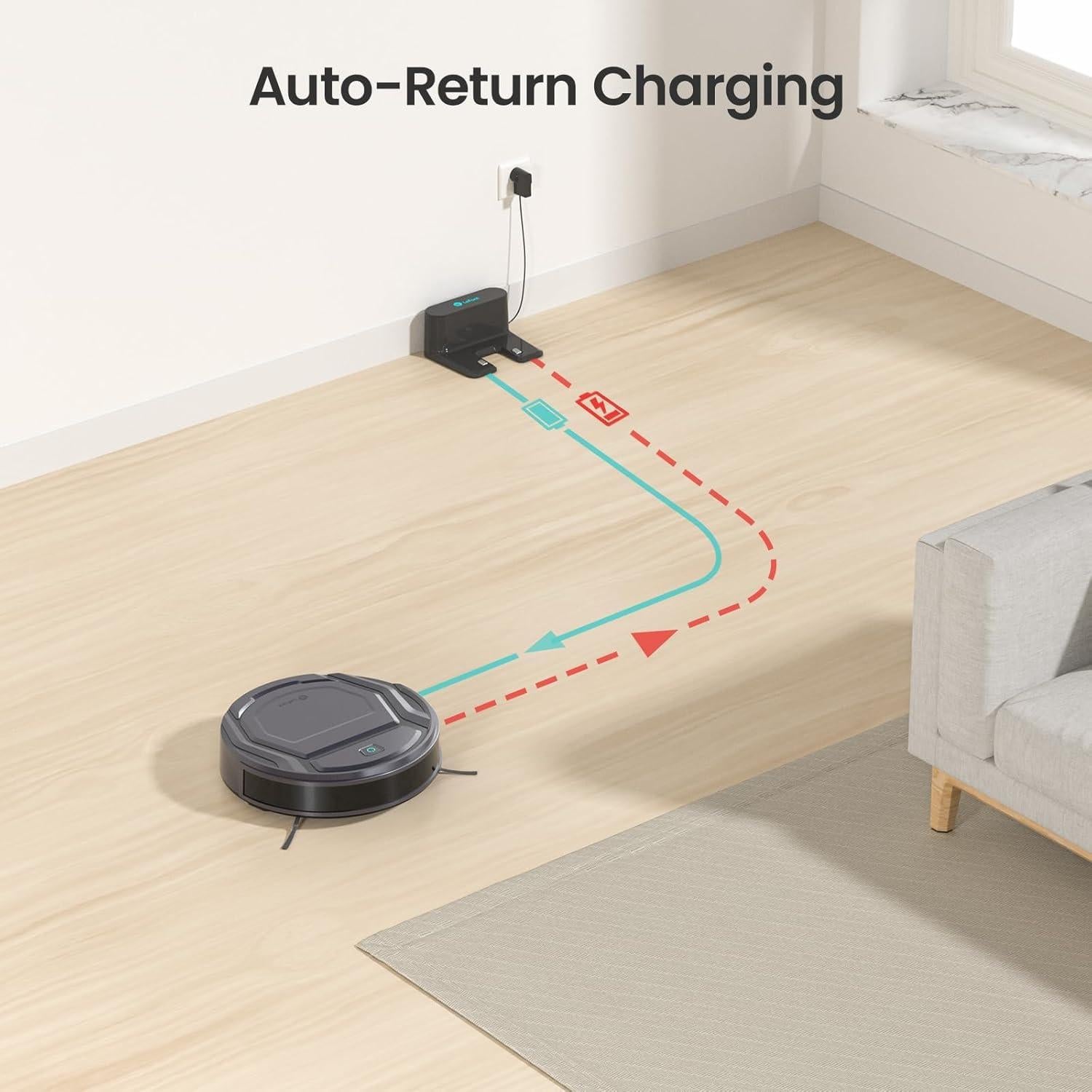 Lefant M210Pro Robot Vacuum Cleaner with Remote Control