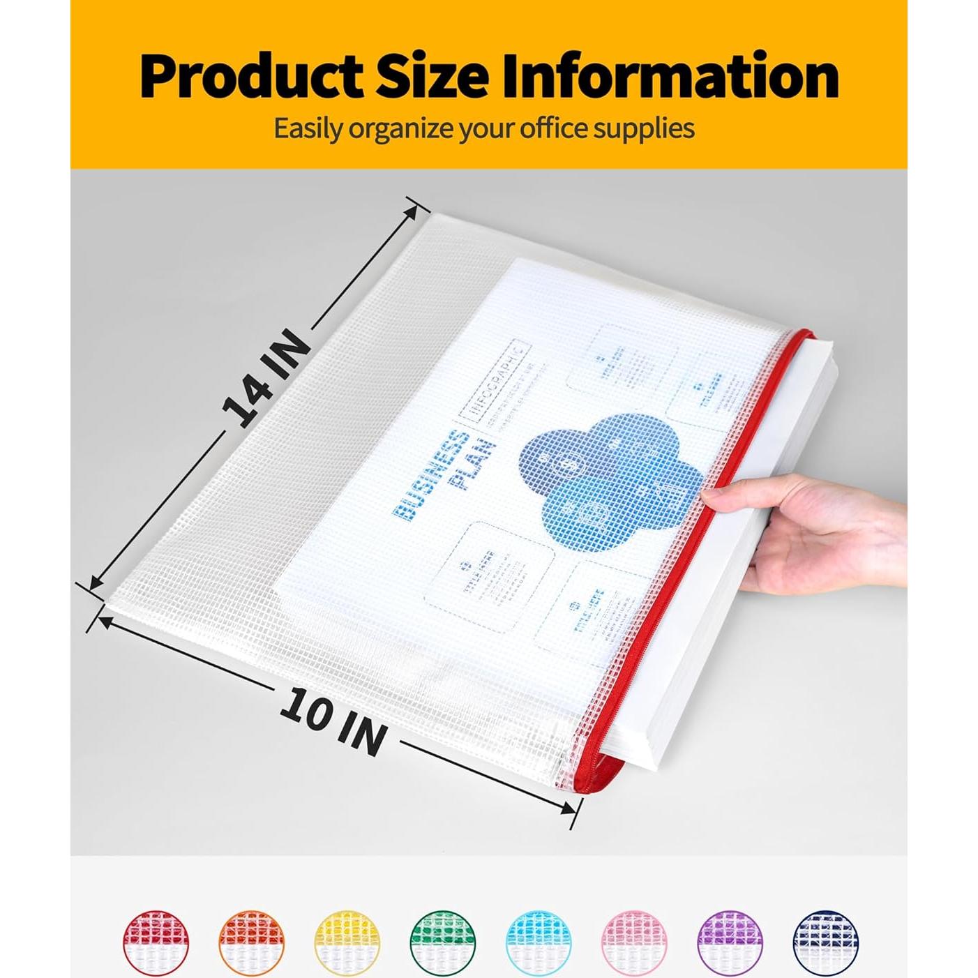 Bolsa de Cremallera SUNEE 10x14 cm Multicolor 24 Paquetes