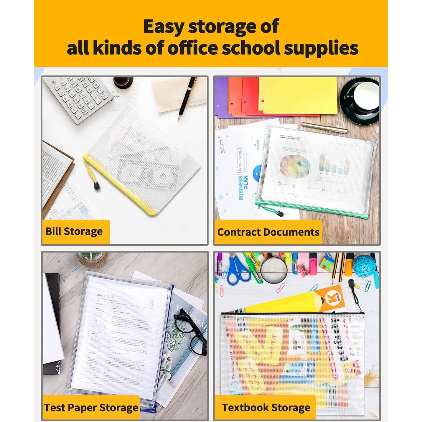 Bolsa de Cremallera SUNEE 10x14 cm Multicolor 24 Paquetes