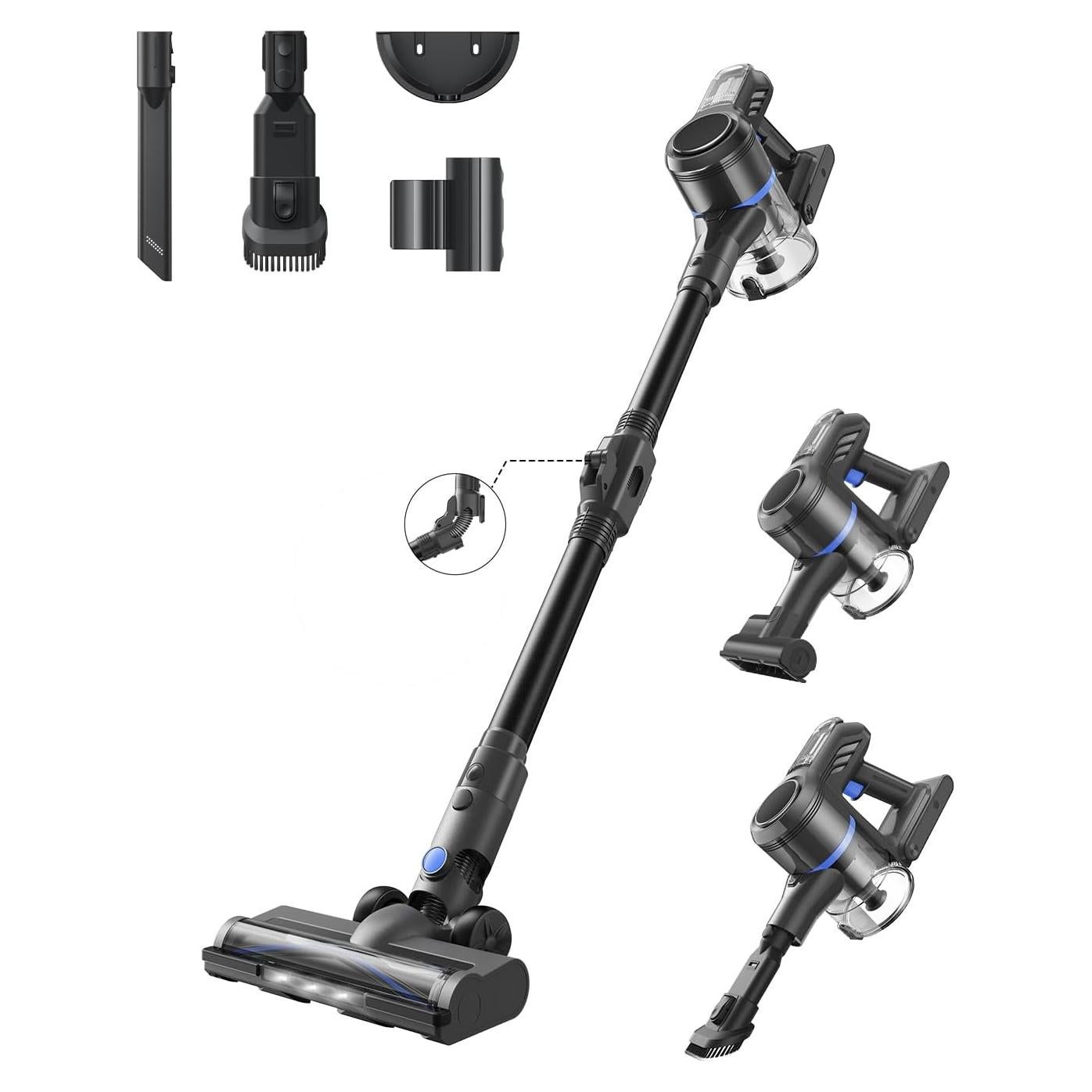 Aspiradora Inalámbrica MOVA J30, 450W, 60 Min, 4 en 1