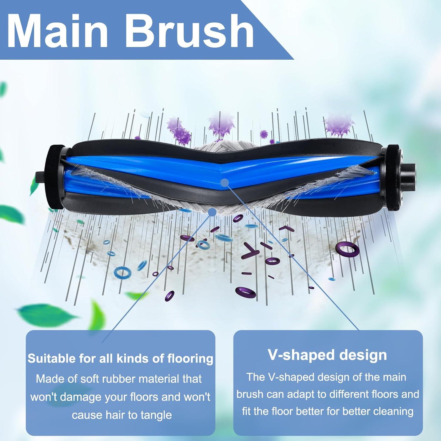 Kit de Accesorios para Aspiradora Robot Jegehoyo T50 Pro