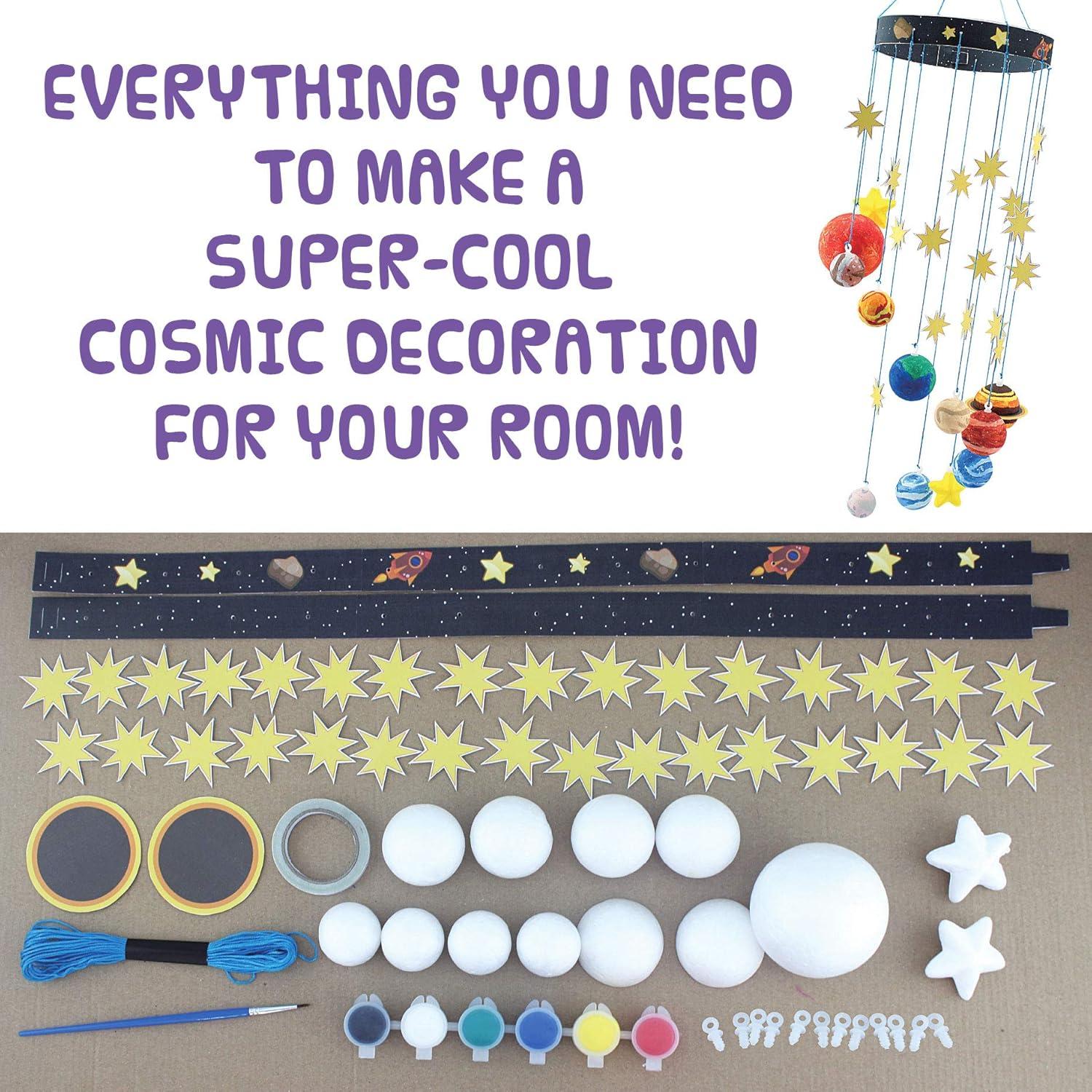 Kit de Sistema Solar 3D Peachy Keen Crafts - 9 Planetas y Sol