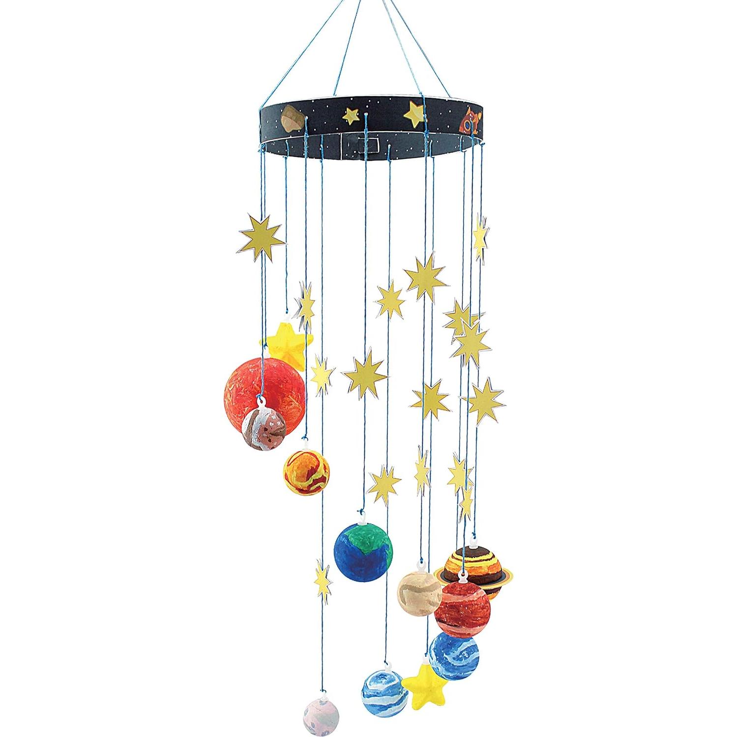 Kit de Sistema Solar 3D Peachy Keen Crafts - 9 Planetas y Sol
