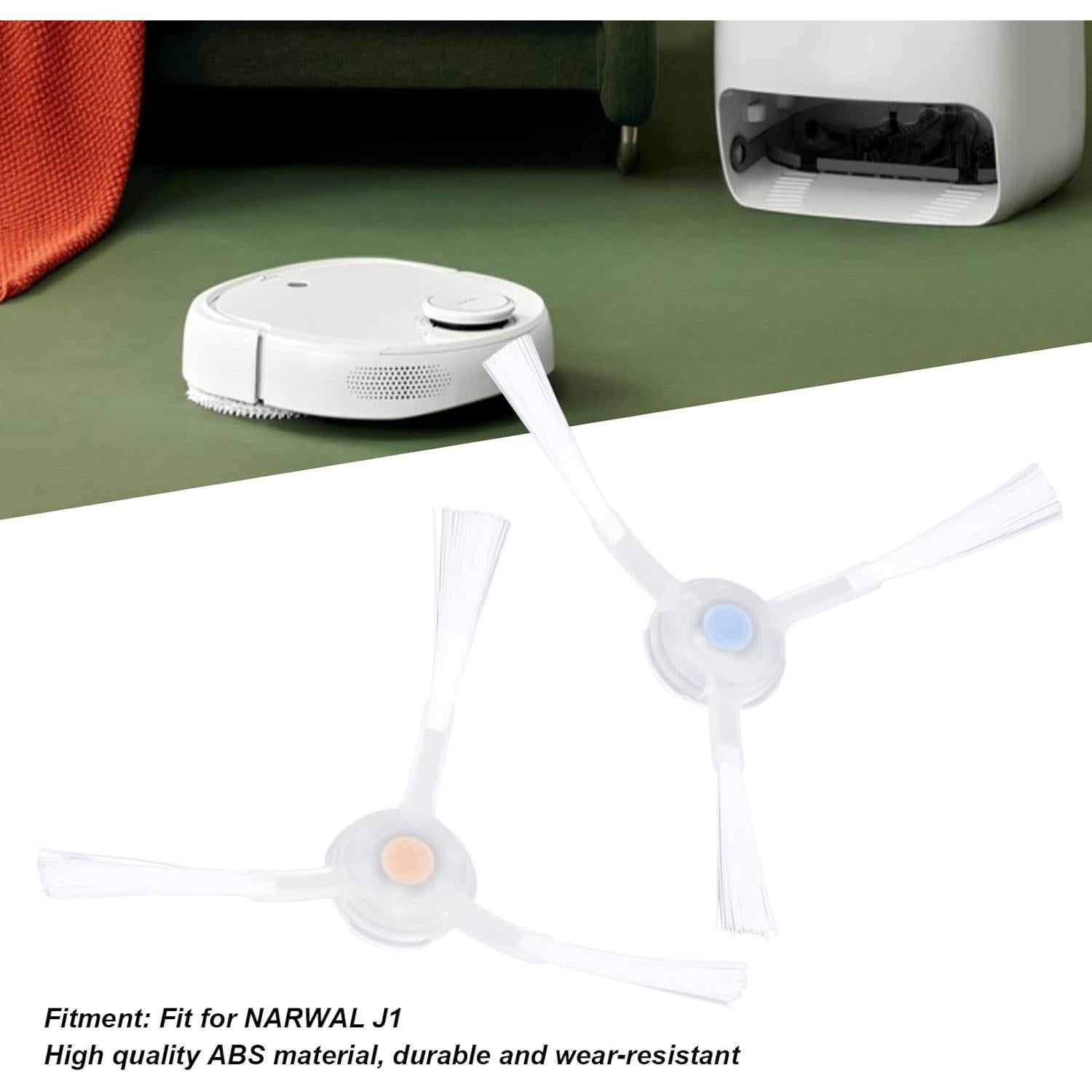 Reemplazo Cepillos Laterales Narwal J1 - 6 Piezas ABS