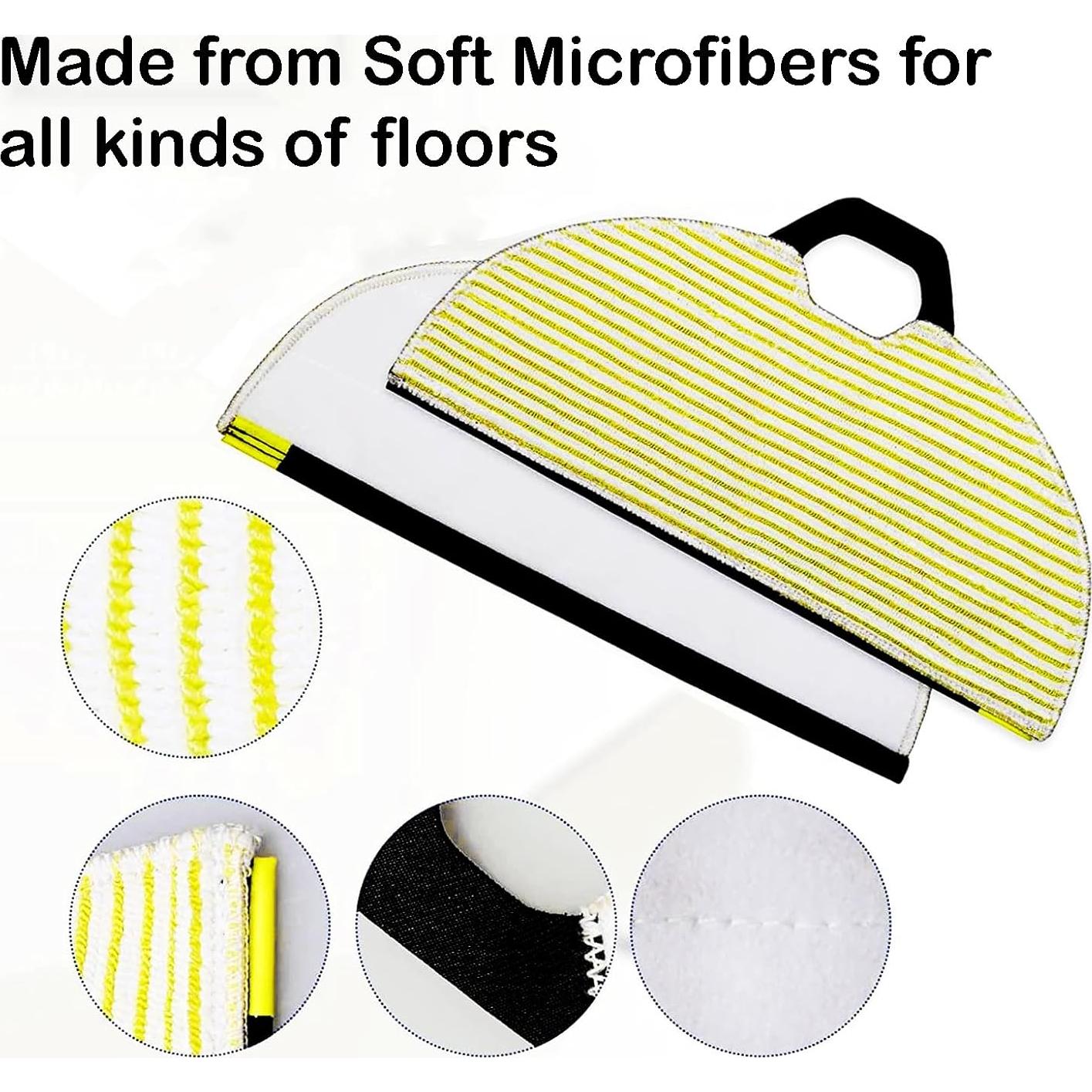 Juego de 6 almohadillas de trapeador SCREENTRONICS AV2000WD