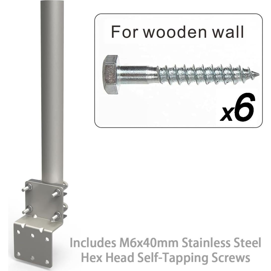 Soporte de Montaje en Poste IMBESEL para Antenas Exteriores 40 cm
