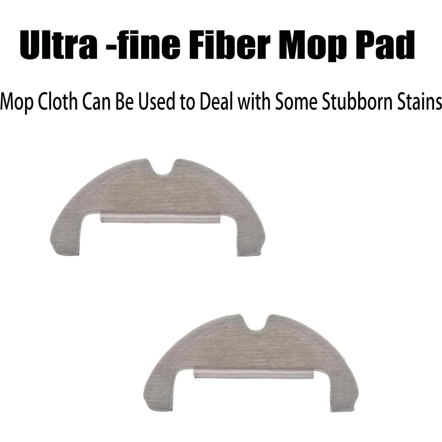 Kit de Repuestos para Aspiradora Robot Dreame D10s Plus - 1 Cepillo Principal, 4 Laterales, 2 Filtros HEPA, 2 Paños de Mopa