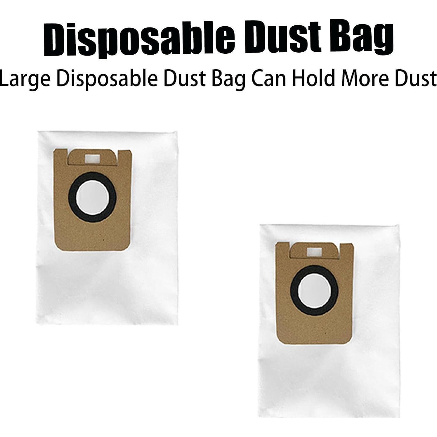 Kit de Repuestos para Aspiradora Robot Dreame D10s Plus - 1 Cepillo Principal, 4 Laterales, 2 Filtros HEPA, 2 Paños de Mopa