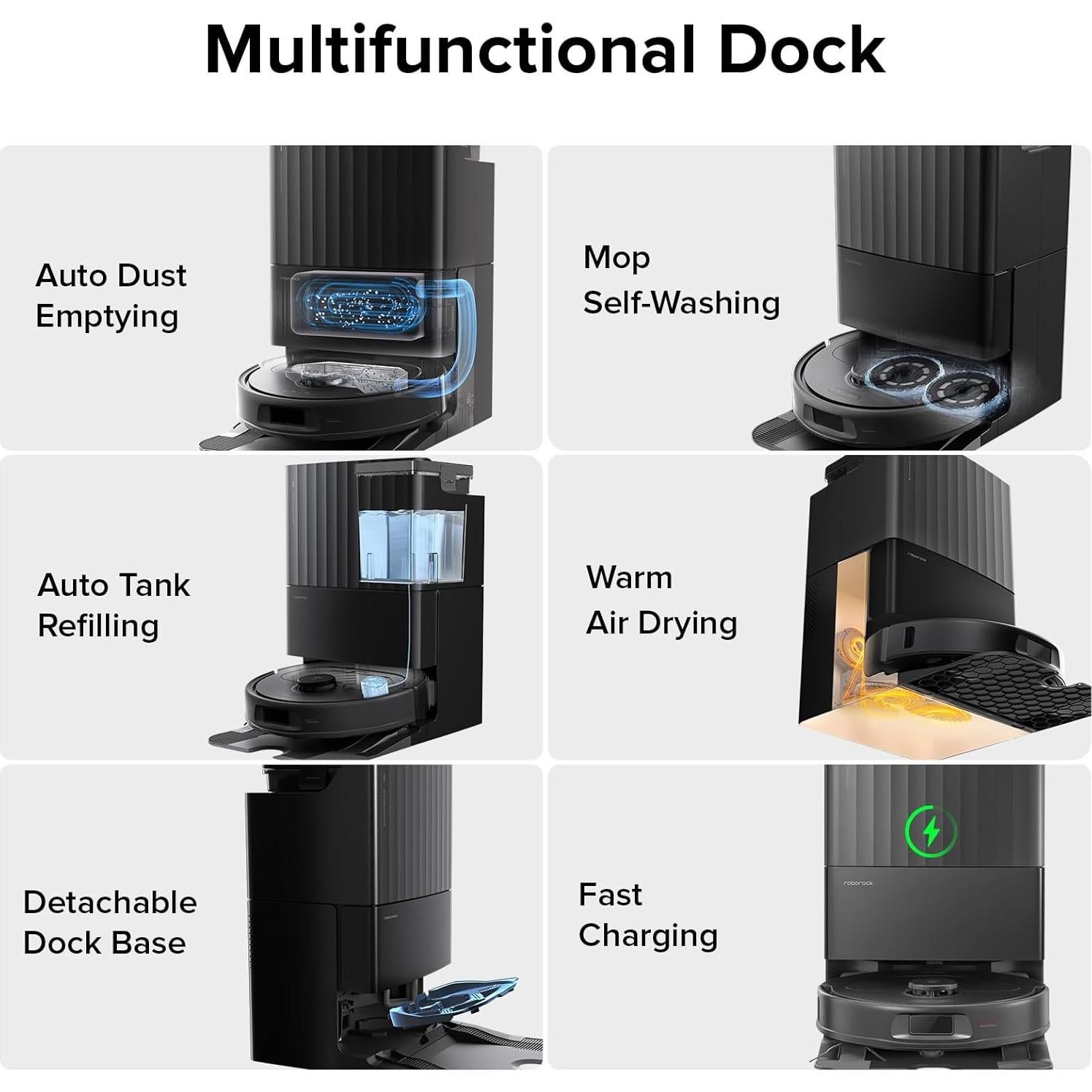 Aspiradora Robot y Mopa Roborock Qrevo Plus con 6 Bolsas