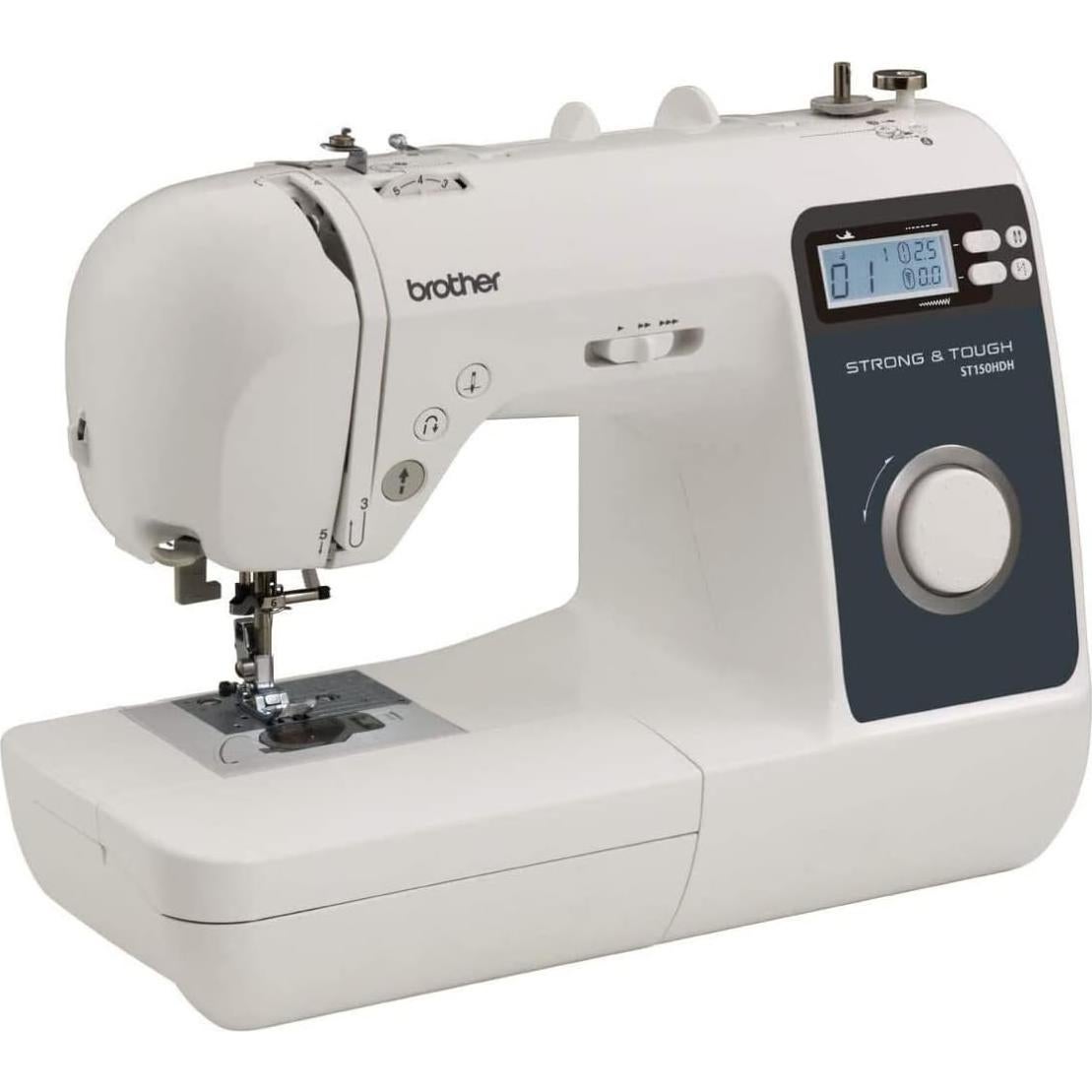 ST150HDH Sewing Machine, Strong & Tough, 50 Built-in Stitches, LCD Display, 9 Included Feet