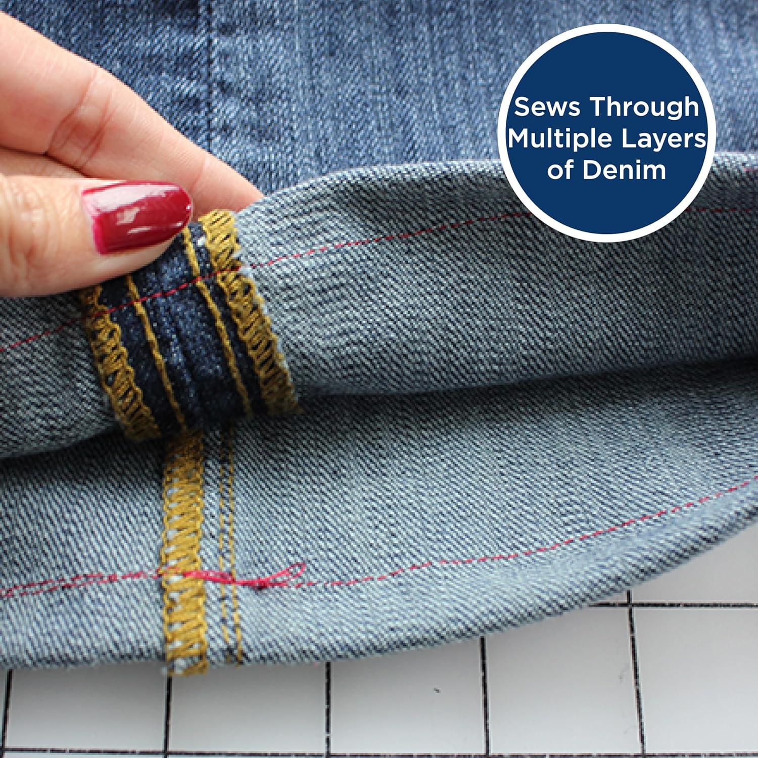 ST150HDH Sewing Machine, Strong & Tough, 50 Built-in Stitches, LCD Display, 9 Included Feet