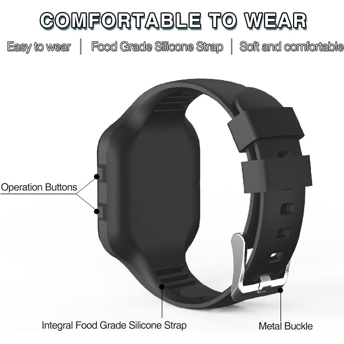 Reloj de Fitness Focwony Digital para Niños con Cronómetro