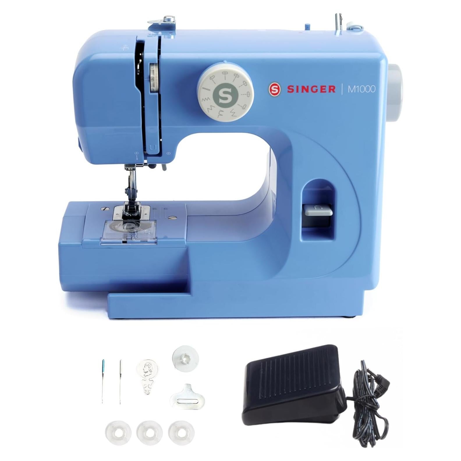 Máquina de Remendar SINGER M1000 - Compacta y Ligera, 32 Puntadas