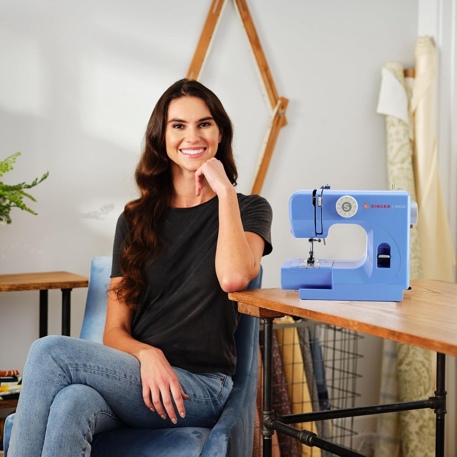 Máquina de Remendar SINGER M1000 - Compacta y Ligera, 32 Puntadas