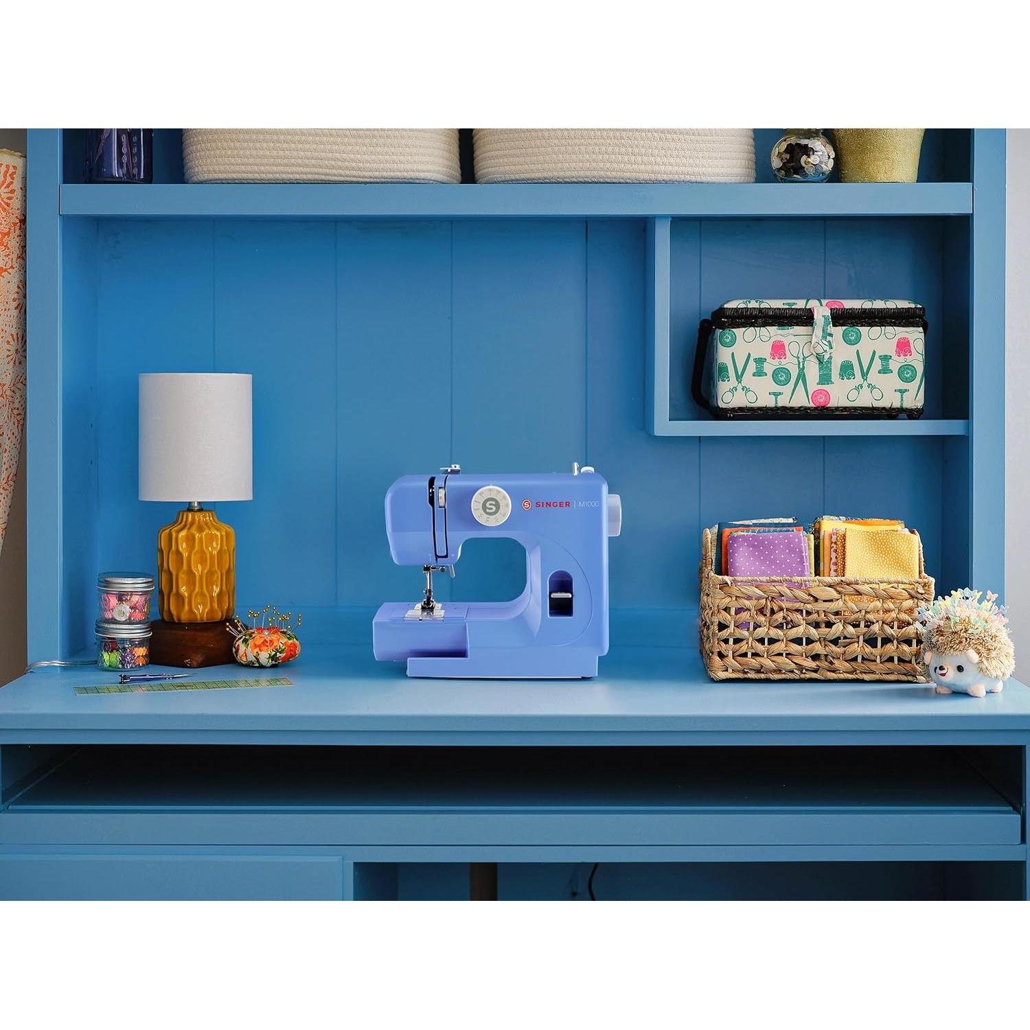 Máquina de Remendar SINGER M1000 - Compacta y Ligera, 32 Puntadas