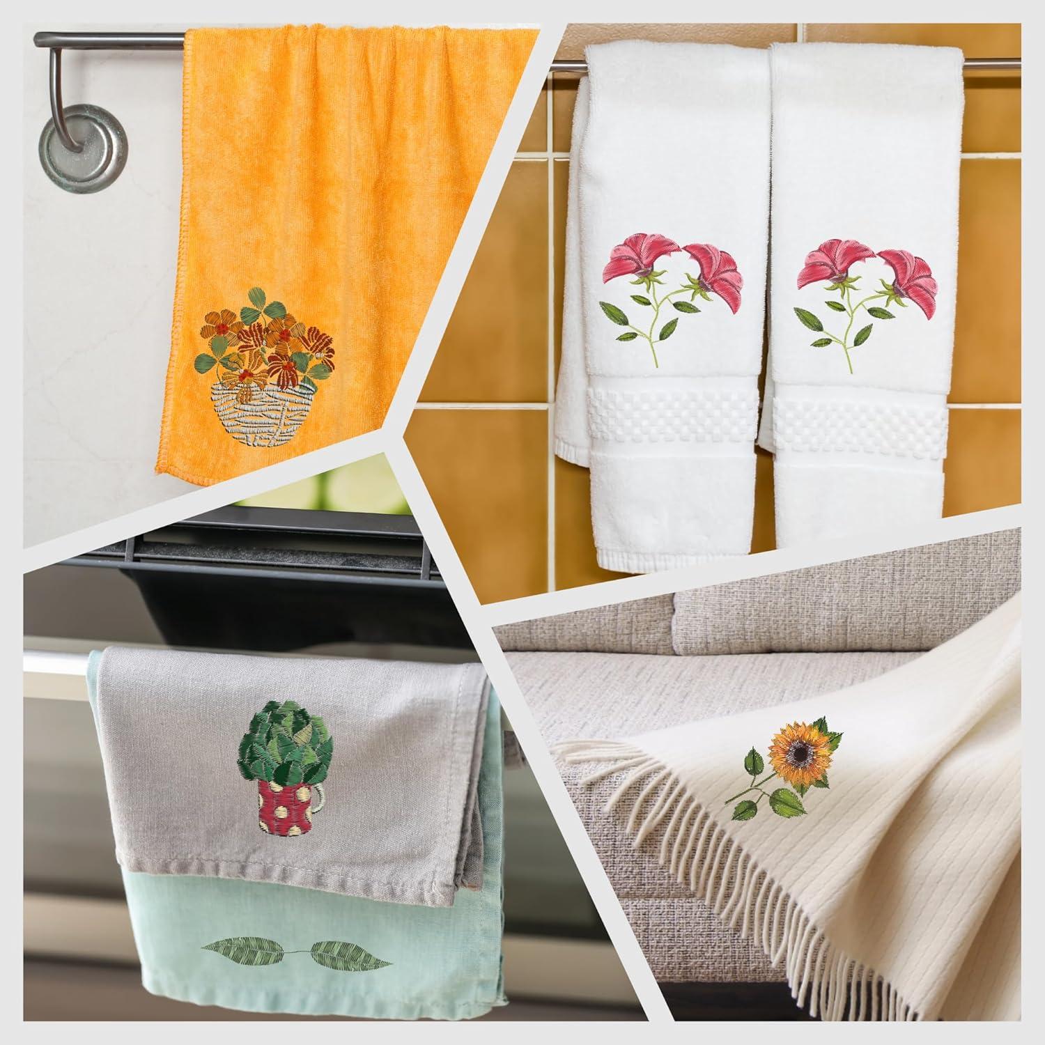 SE700 Embroidery & Sewing Machine with 50 Sewing Spools, Color Matching Bobbins & Accessories