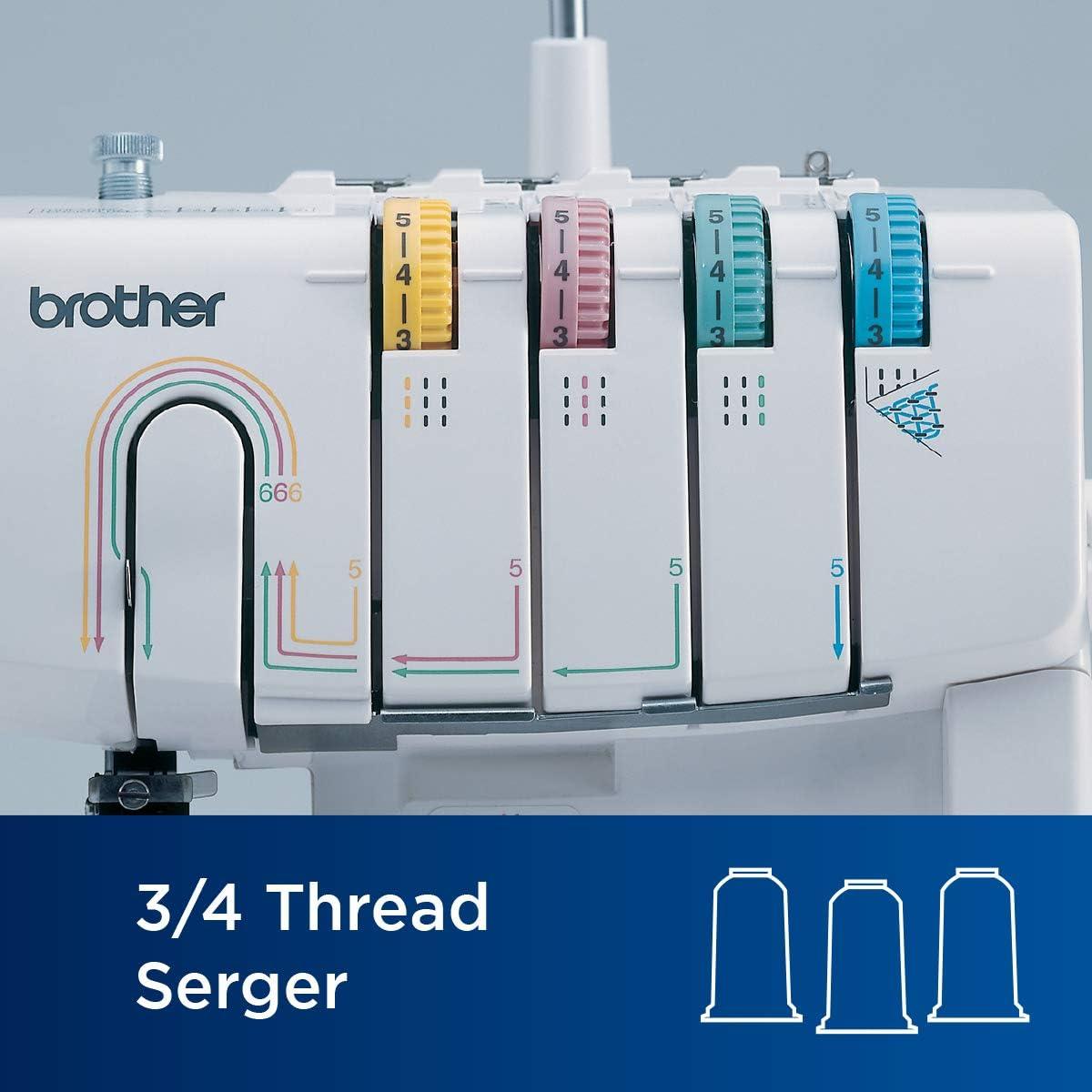 Overlock Brother 2340CV con Puntadas de Cobertura y Accesorios