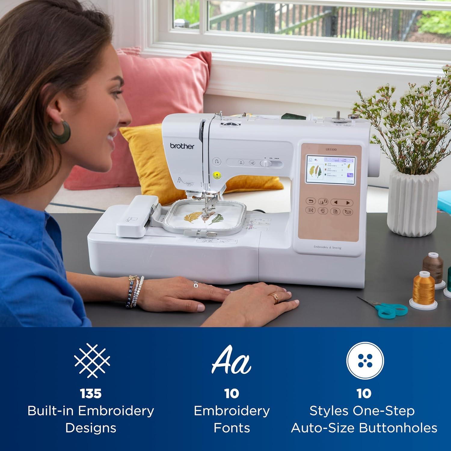 Máquina de Coser y Bordar Brother LB5500 2 en 1 11.7 kg